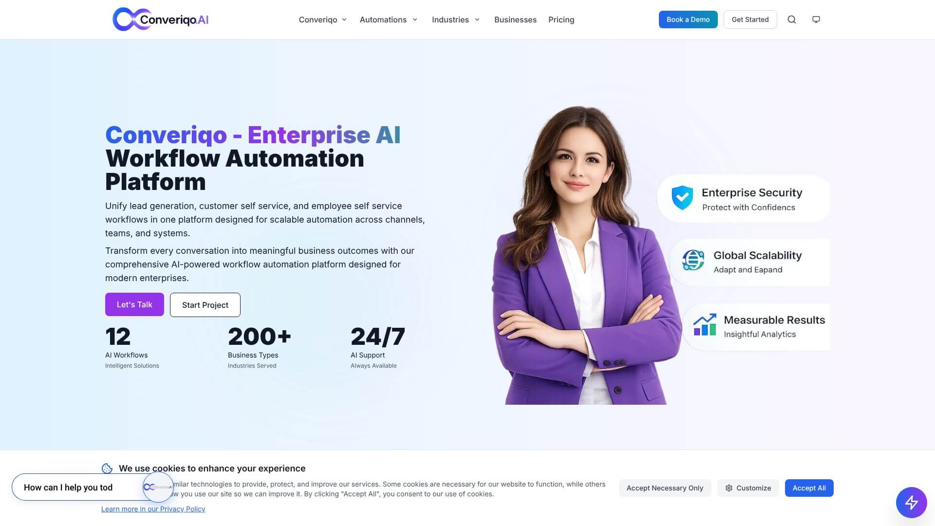 Converiqo.ai - A Product of Mobiloitte screenshot