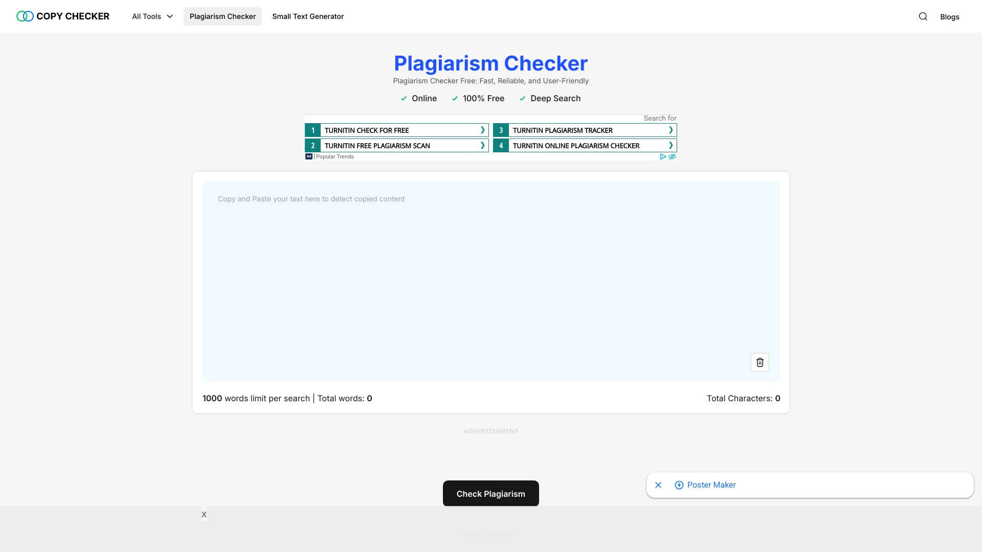 CopyChecker screenshot