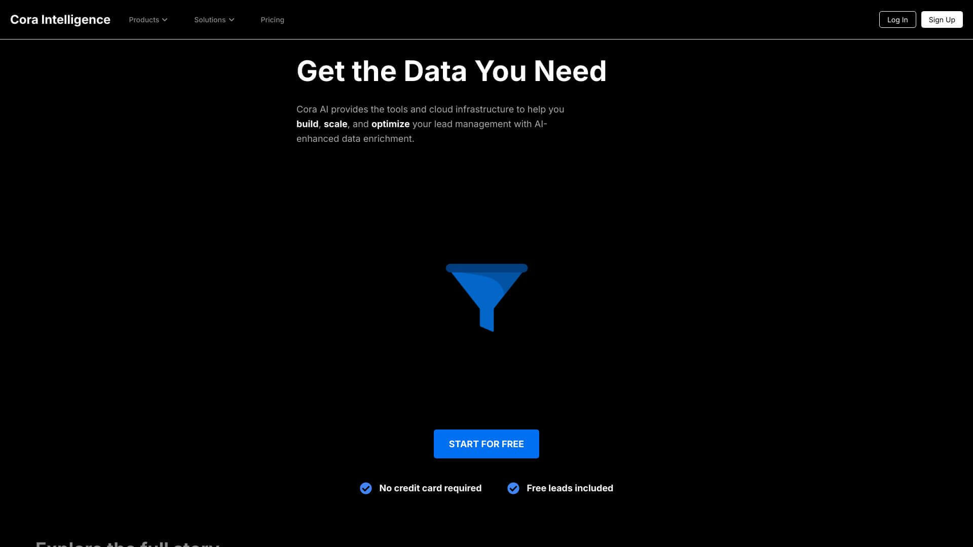 Cora Intelligence screenshot