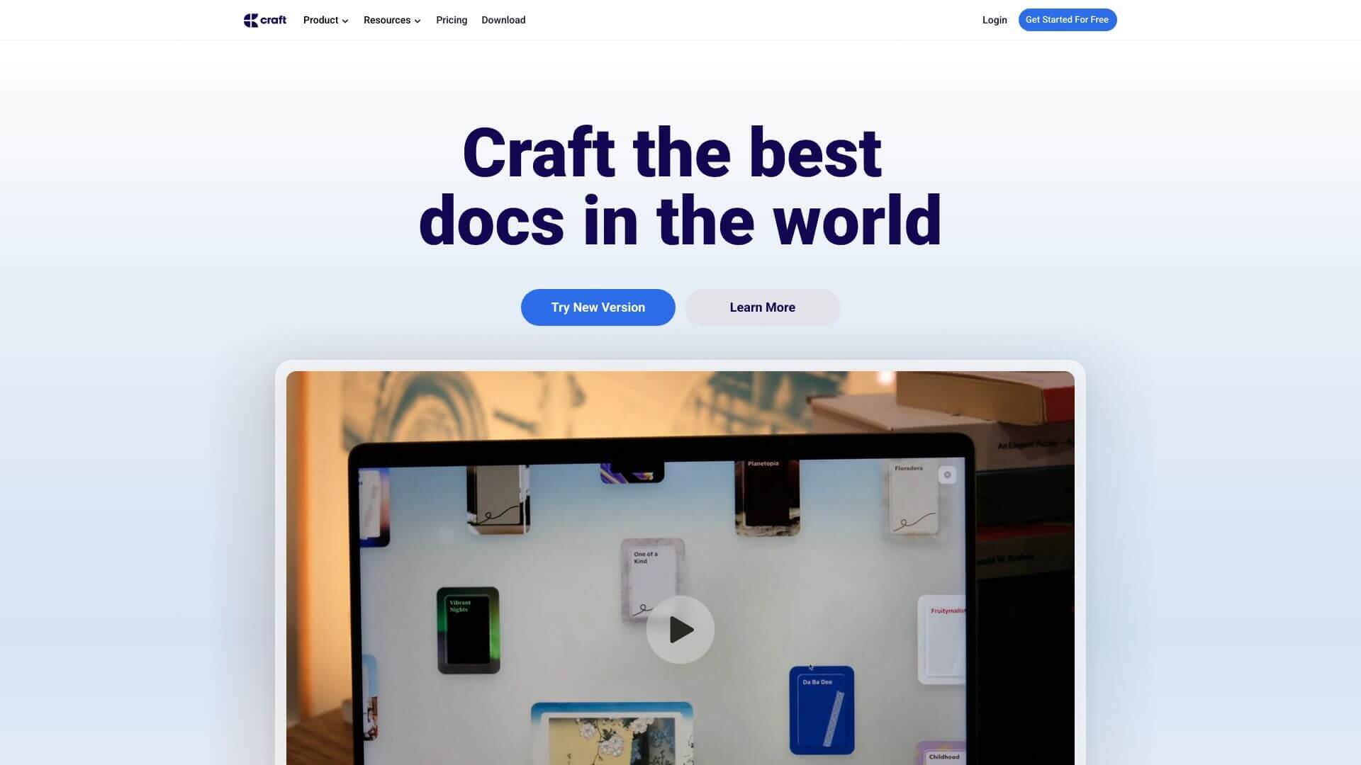 Craft screenshot