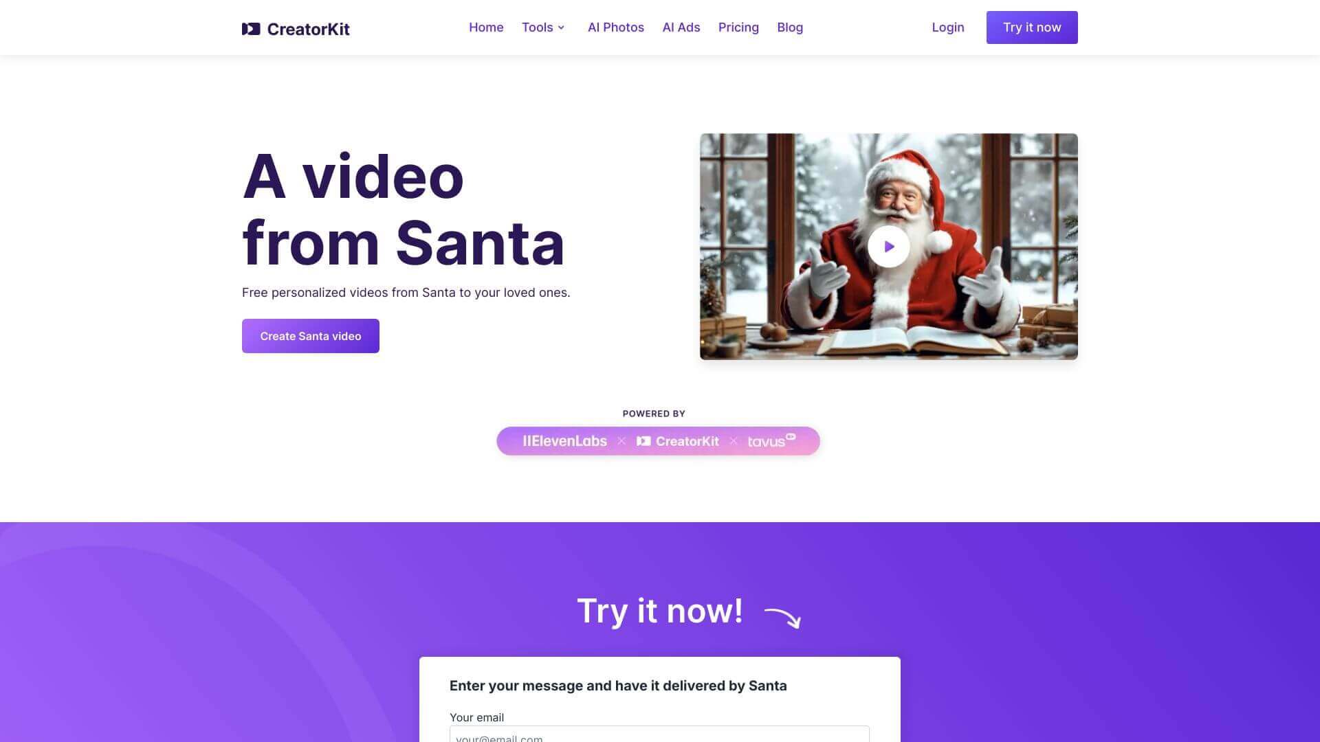 CreatorKit Santa screenshot