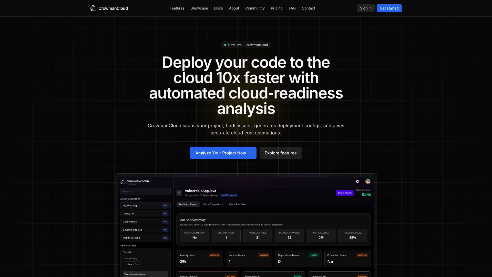 CrowmanCloud screenshot