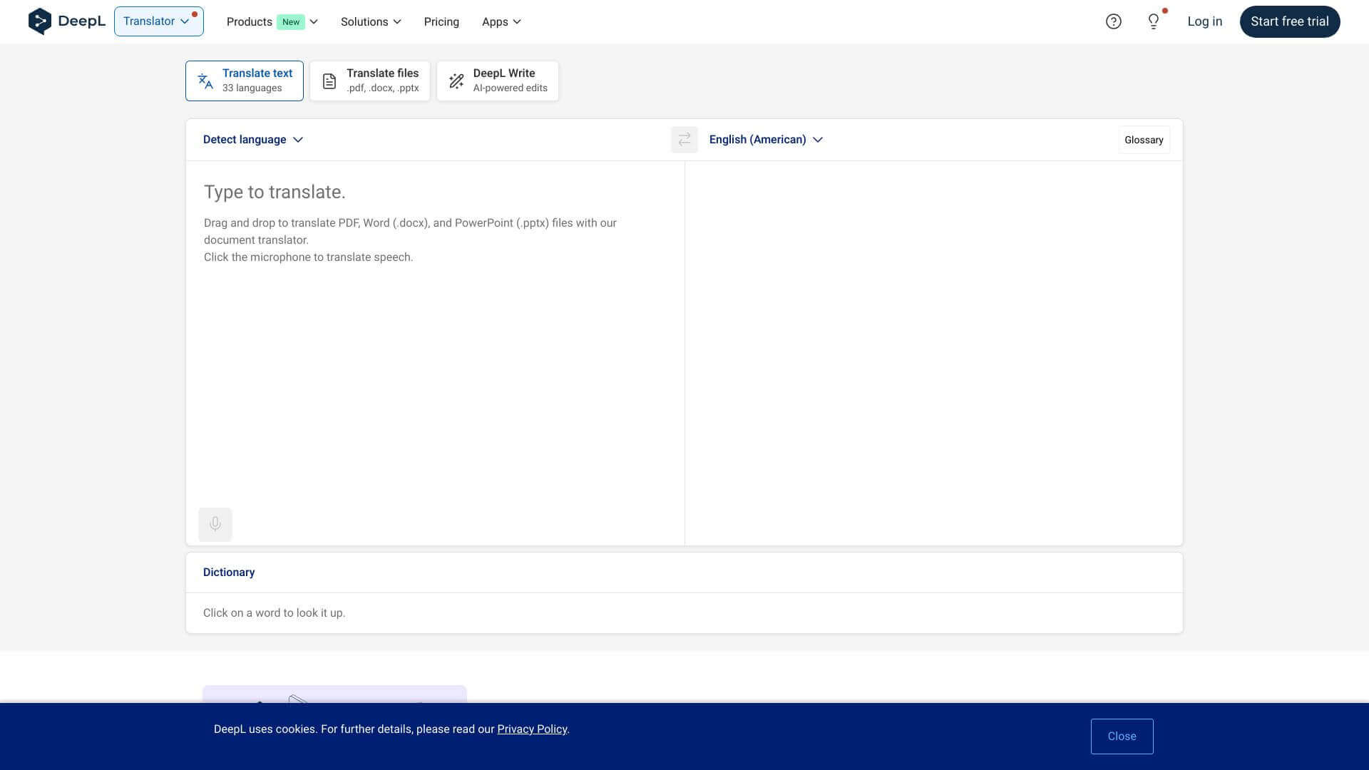 DeepL screenshot
