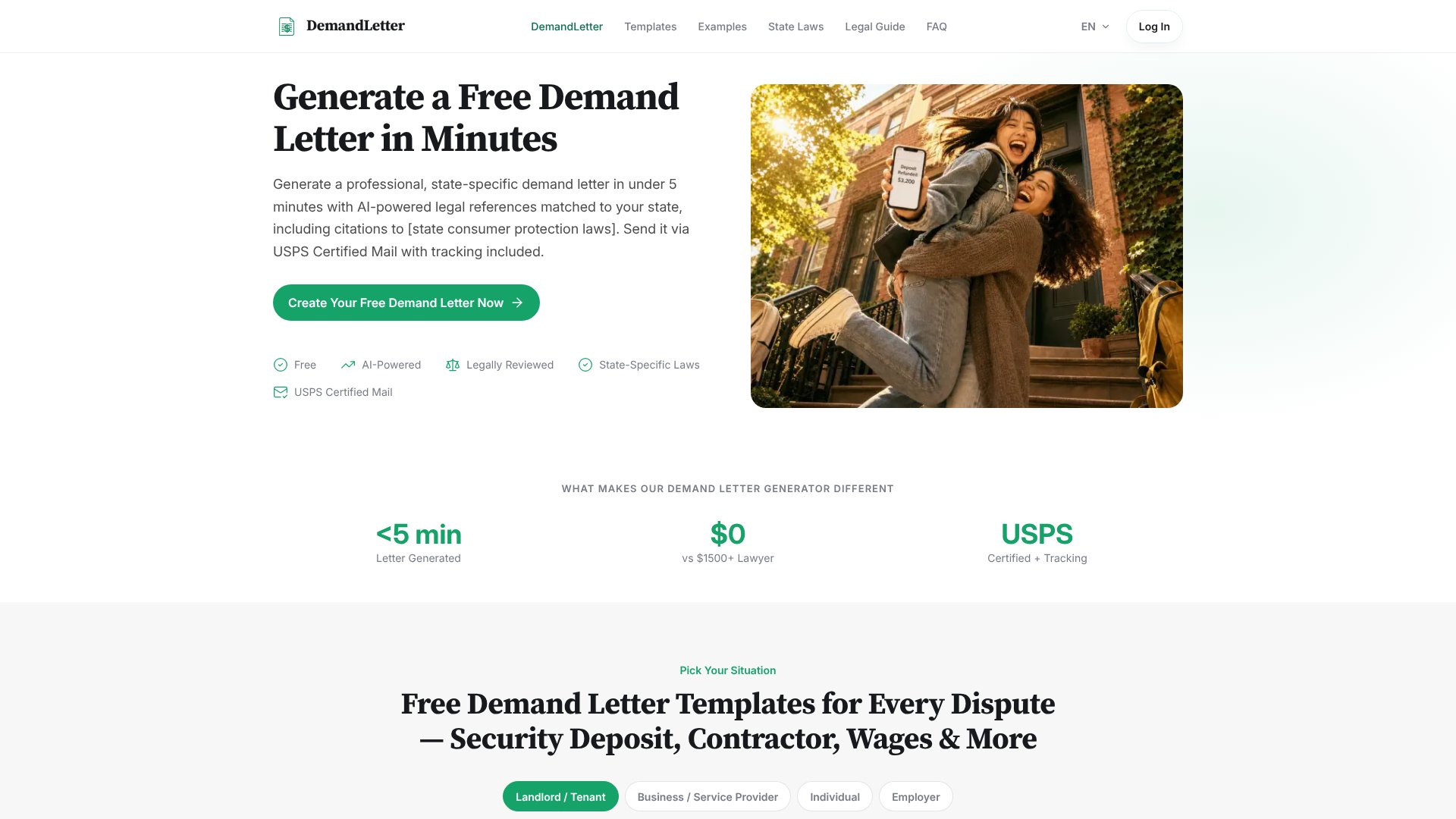 Demand Letter Generator screenshot