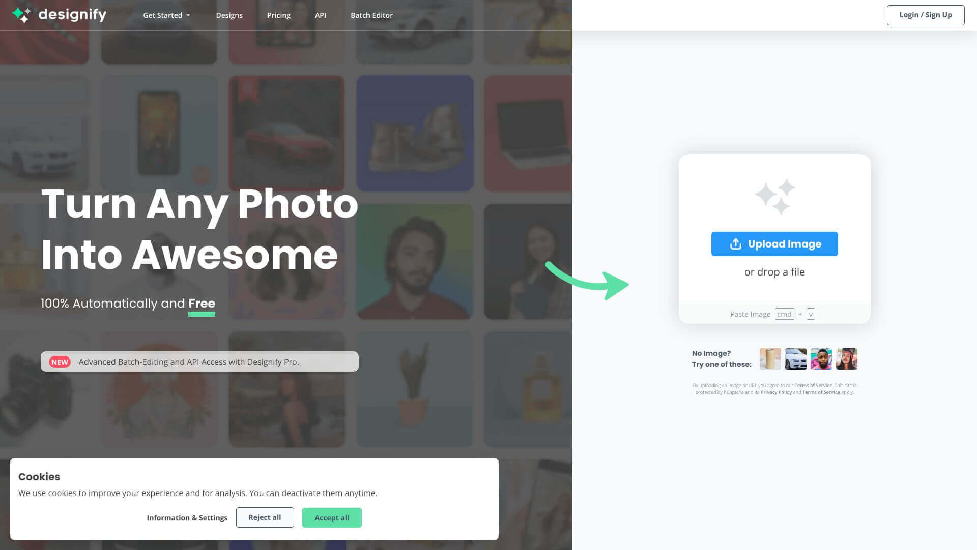 Designify screenshot