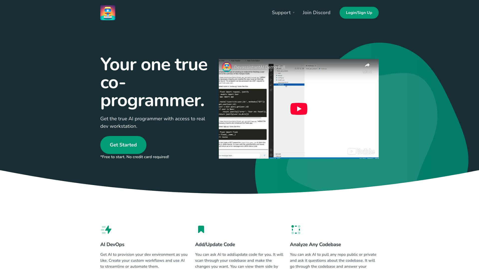 DevAssistant screenshot