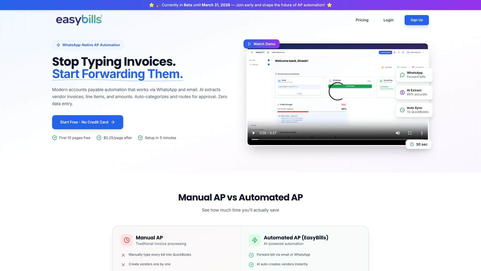 EasyBills screenshot