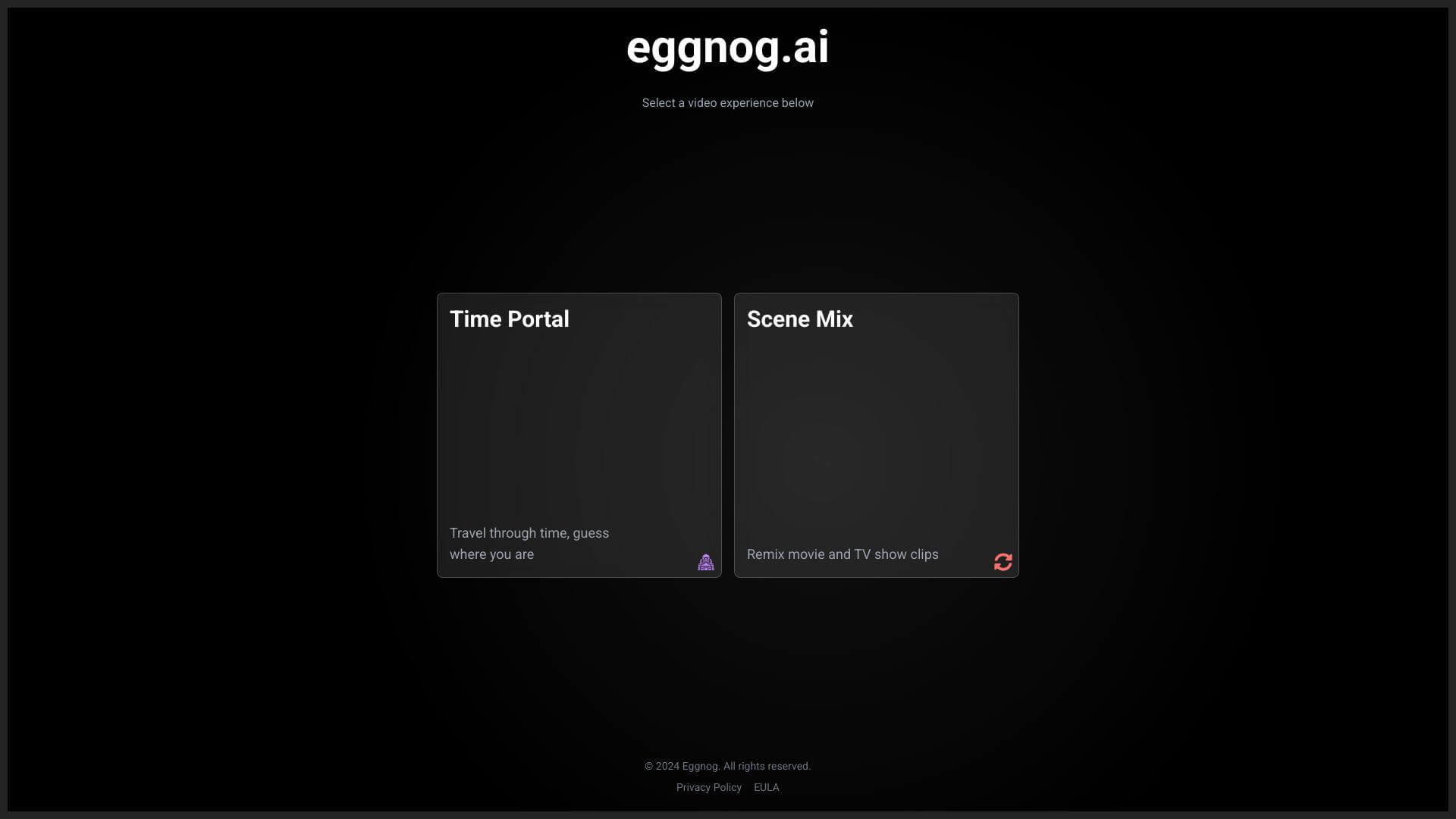 Eggnog screenshot