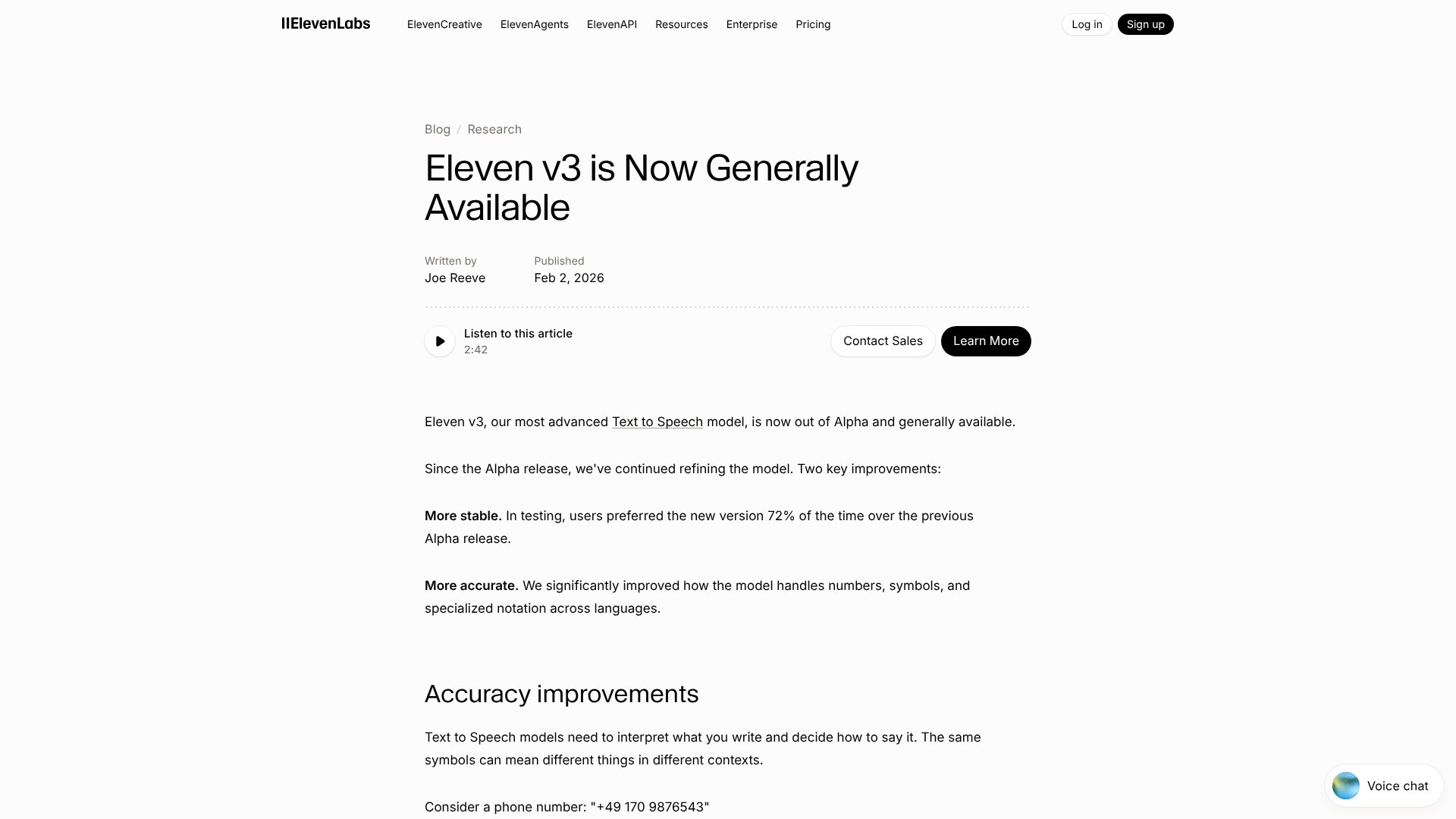 Eleven v3 screenshot