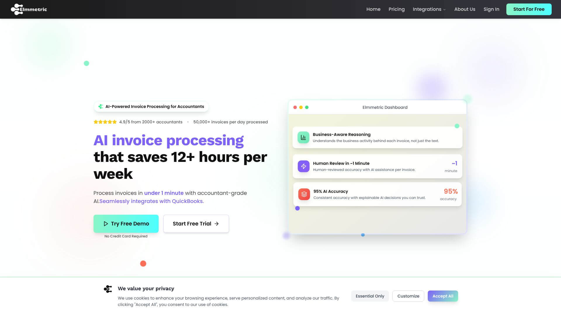 Elmmetric screenshot