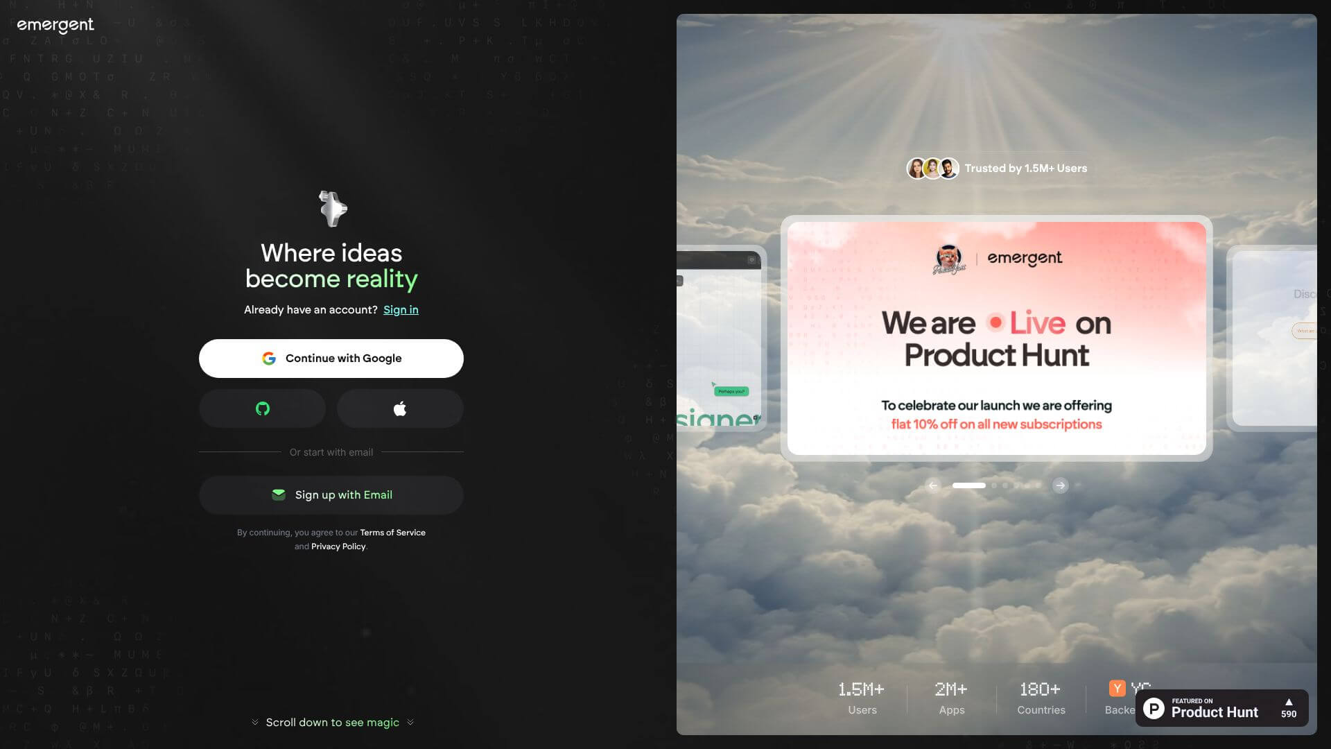 emergent screenshot