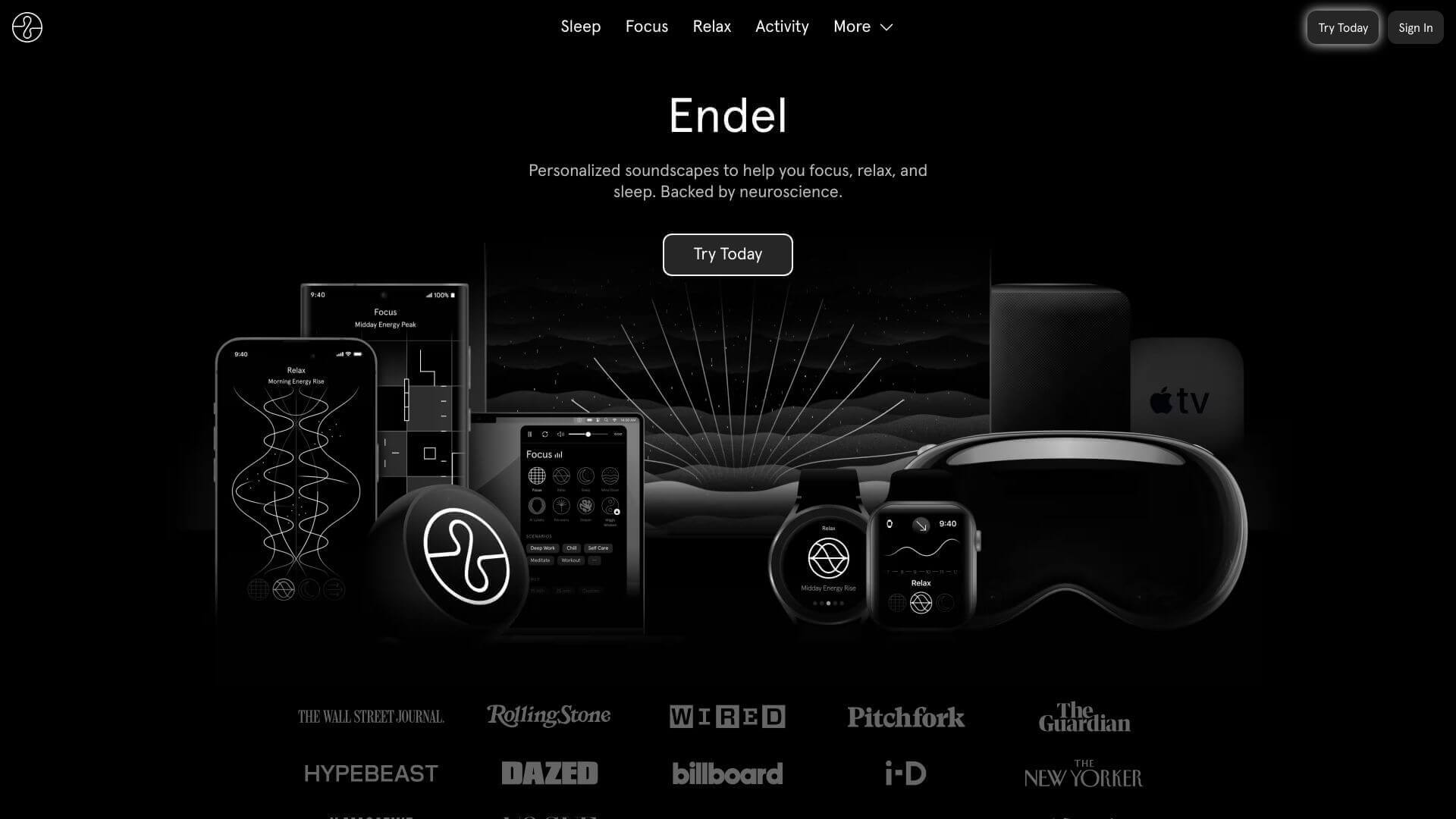 Endel screenshot