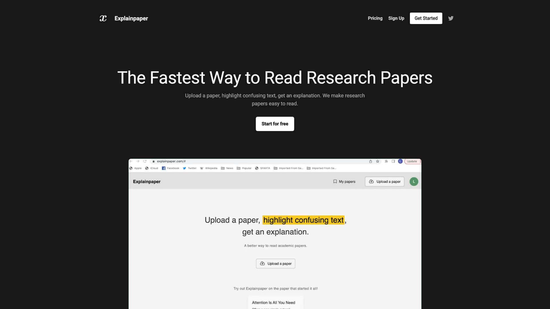 Explainpaper screenshot