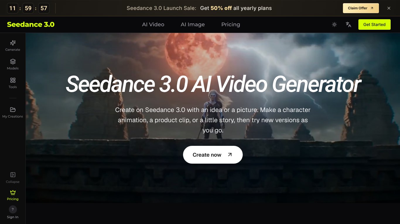 seedance 3.0 screenshot