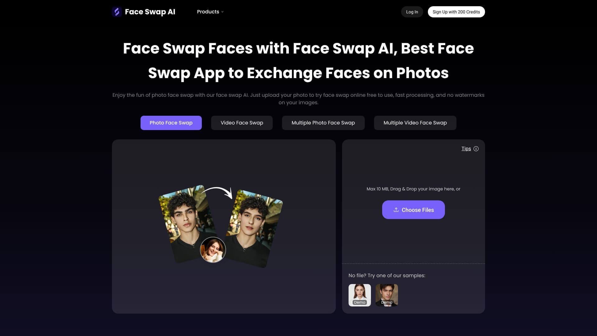Face Swap AI Online screenshot