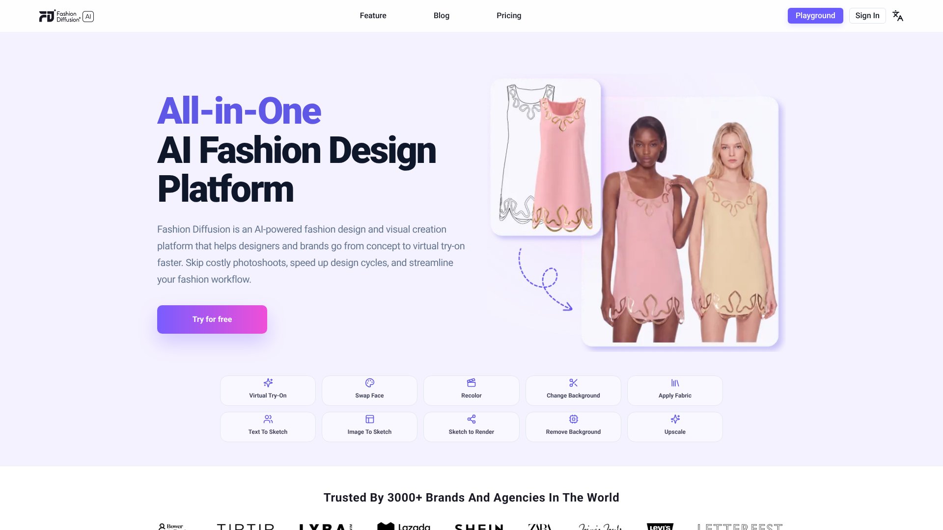 Fashion Diffusion AI screenshot