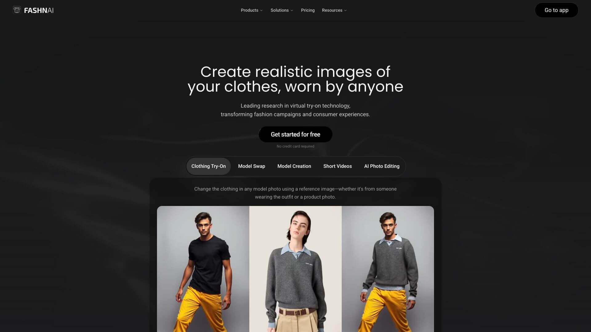FASHN Virtual Try-On screenshot