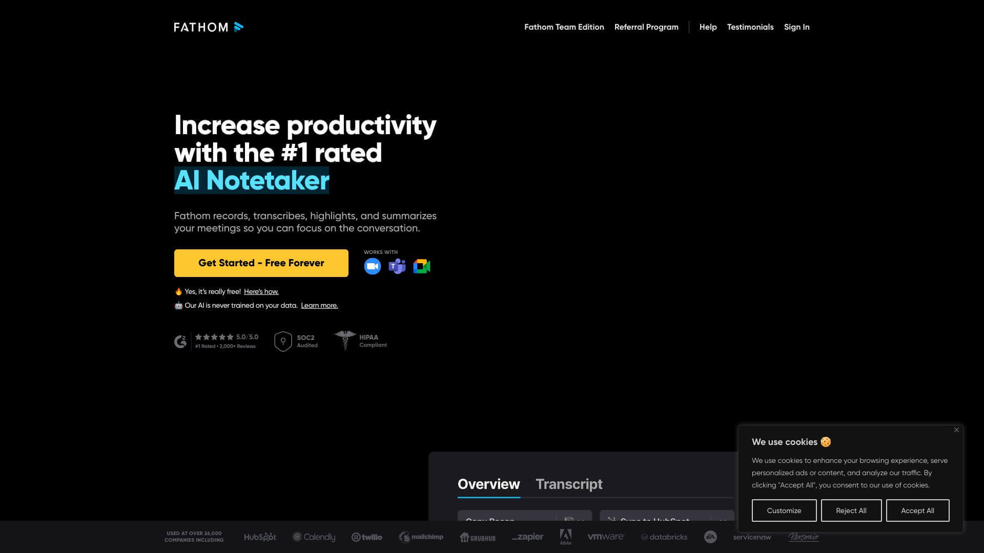 Fathom 2.0 screenshot