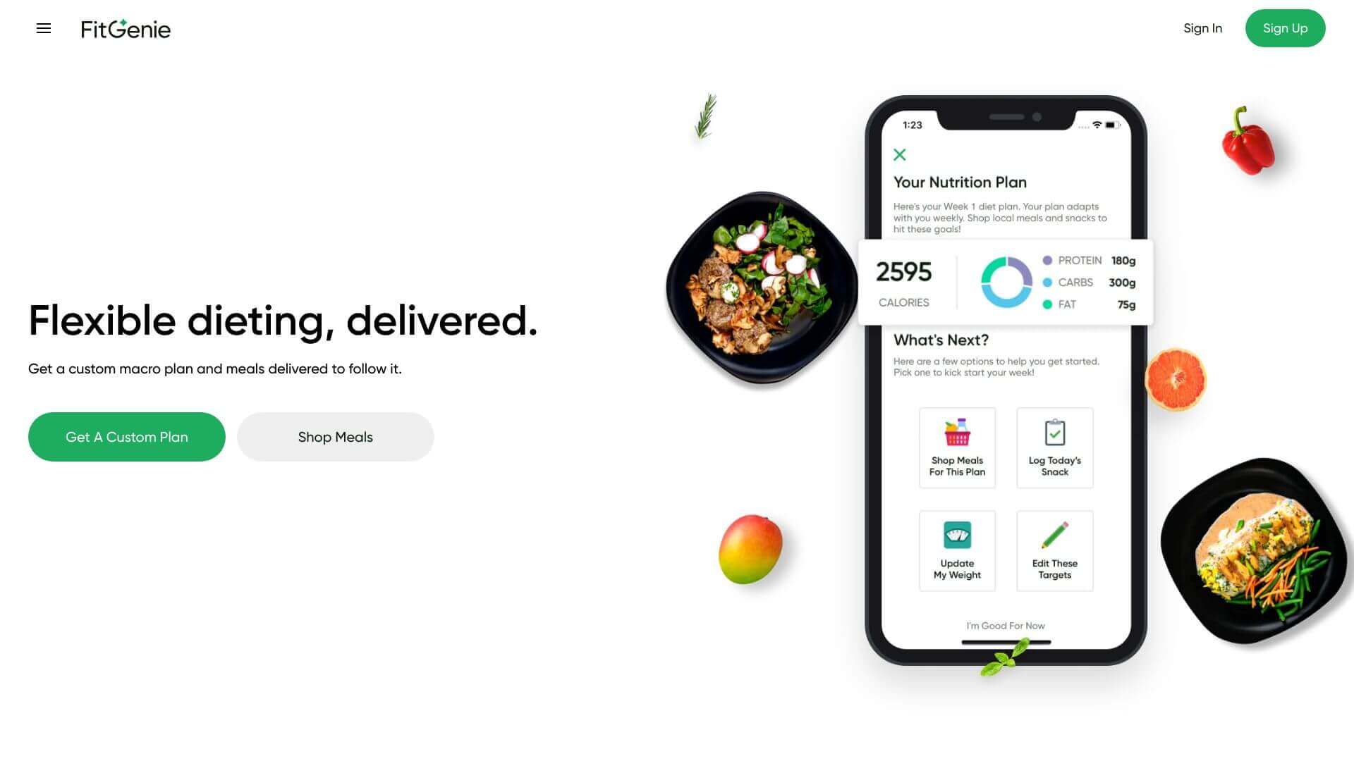 FitGenie screenshot