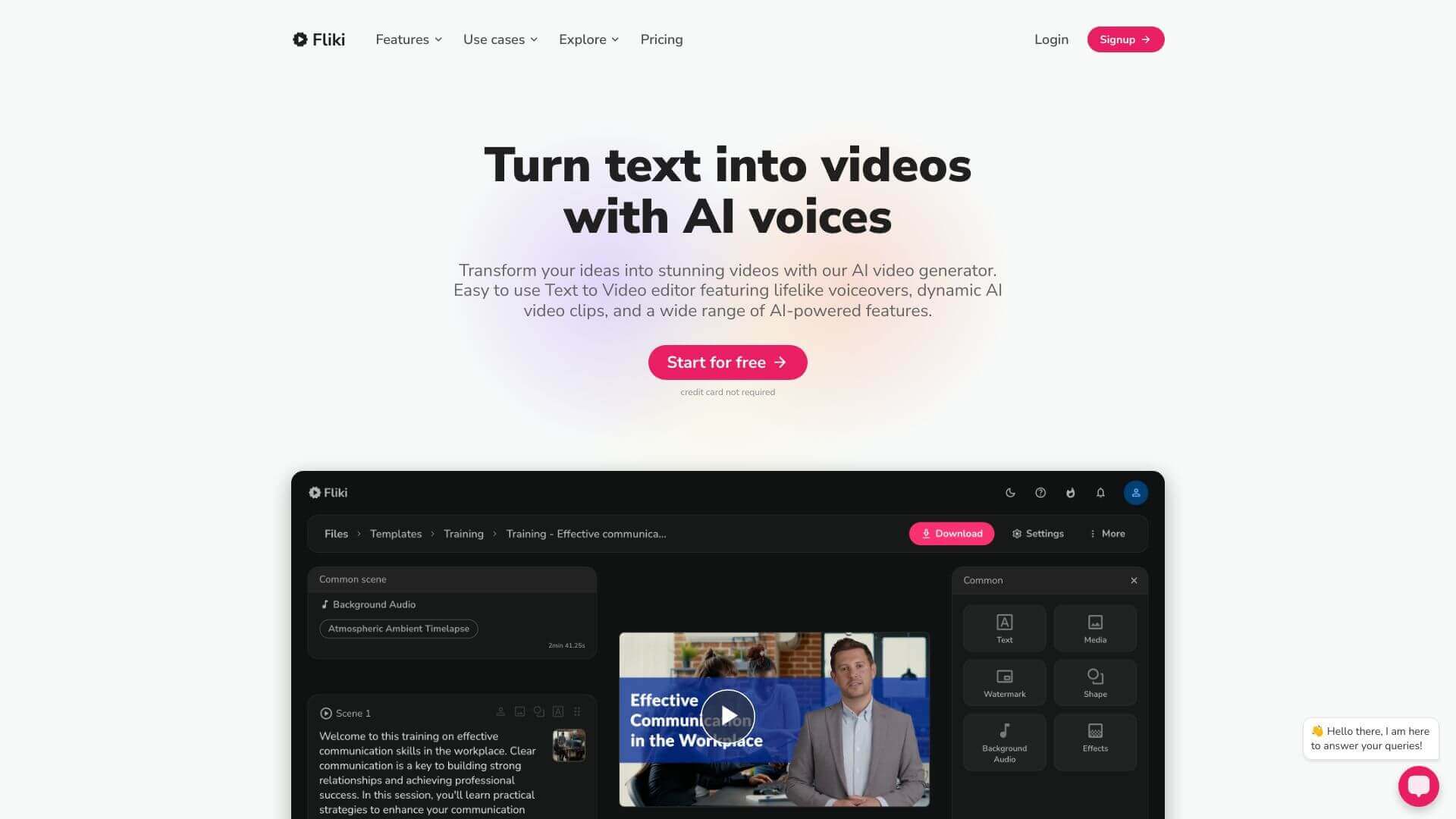 Fliki screenshot