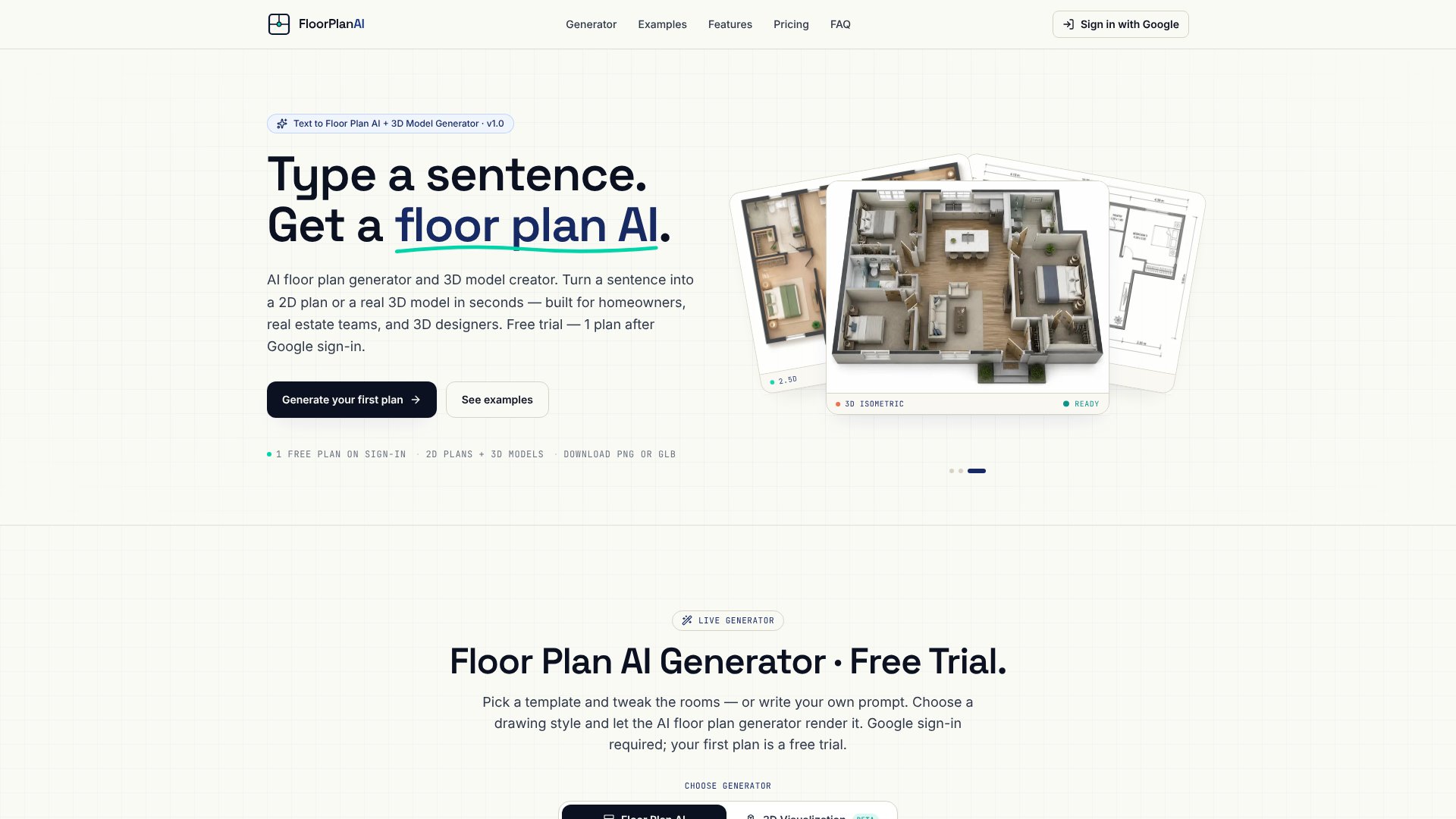 floor plan AI screenshot