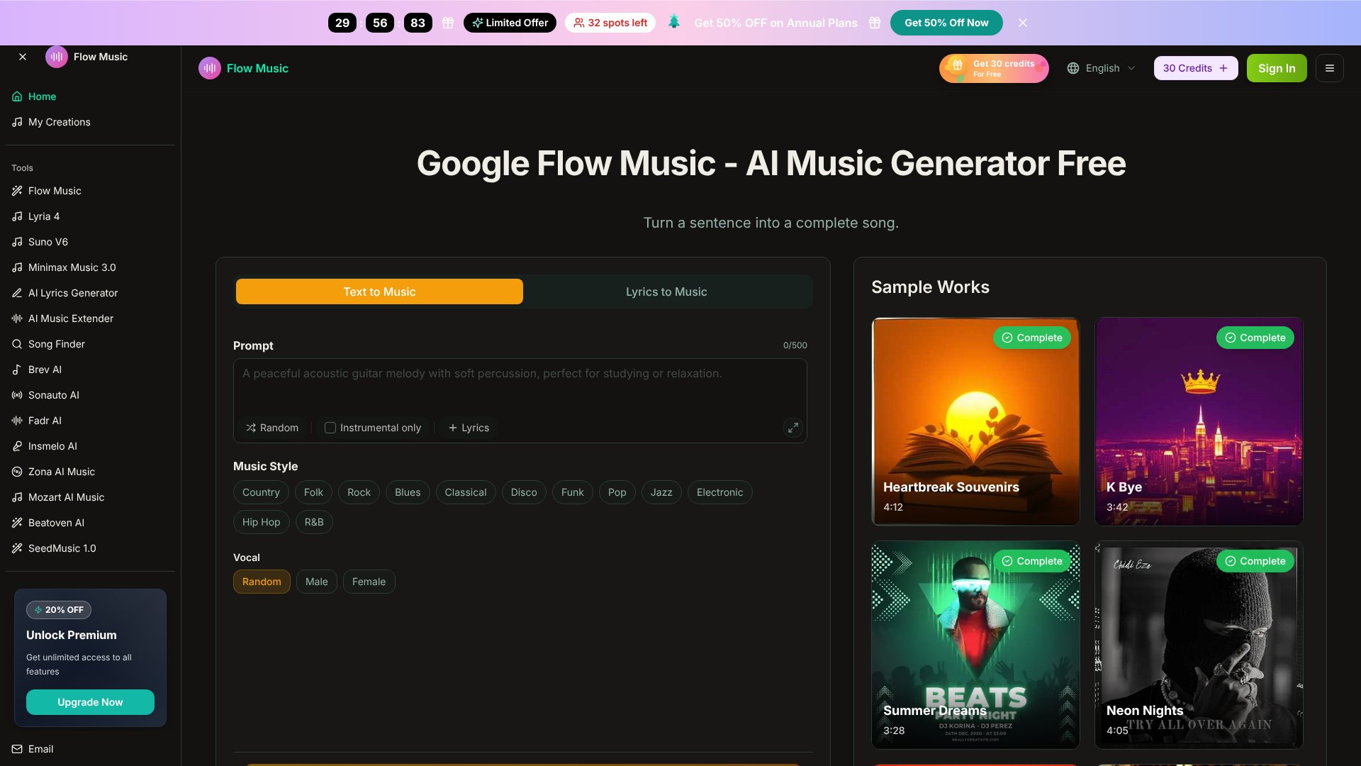 Flow Music screenshot