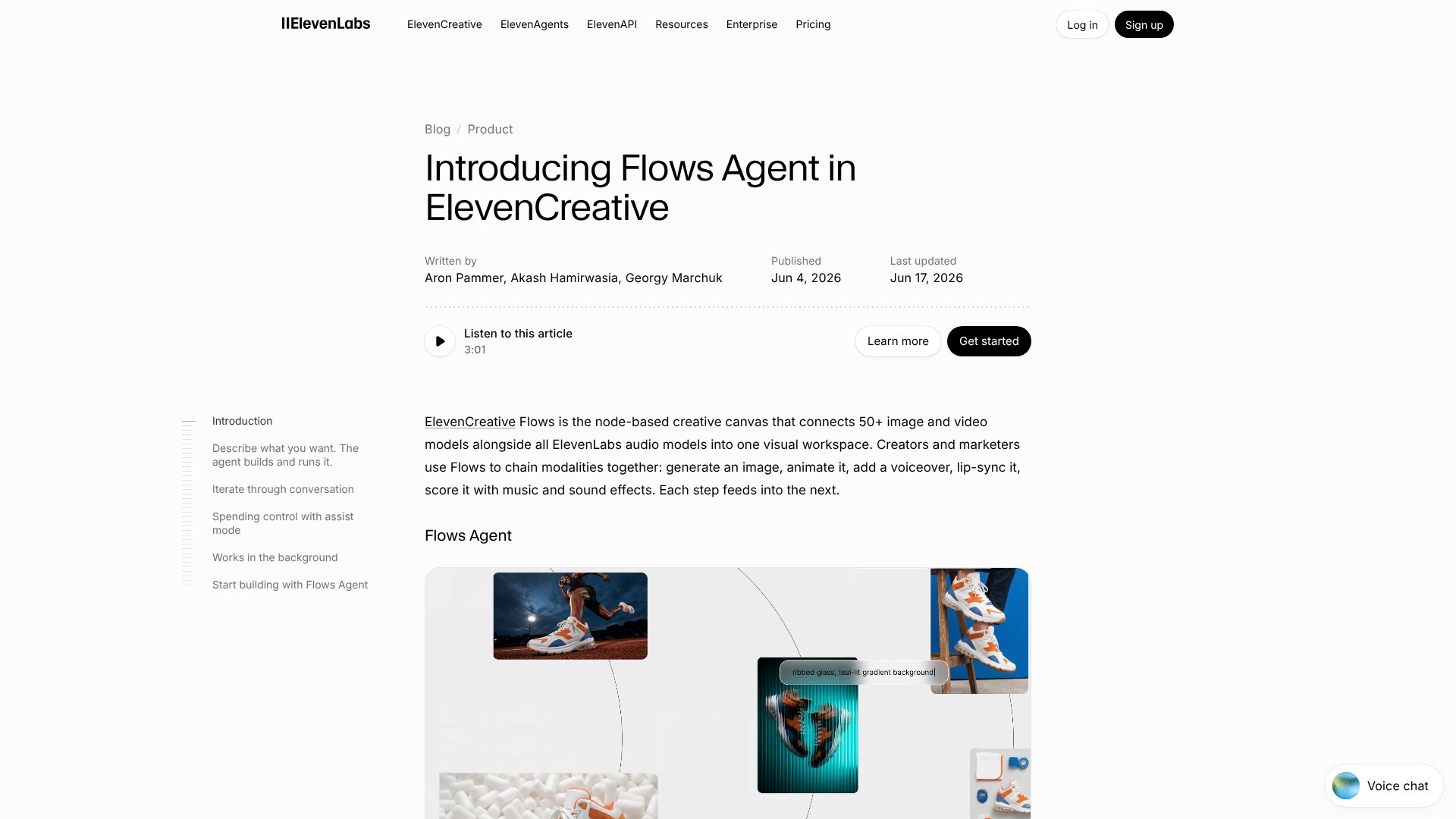 Flows Agent screenshot