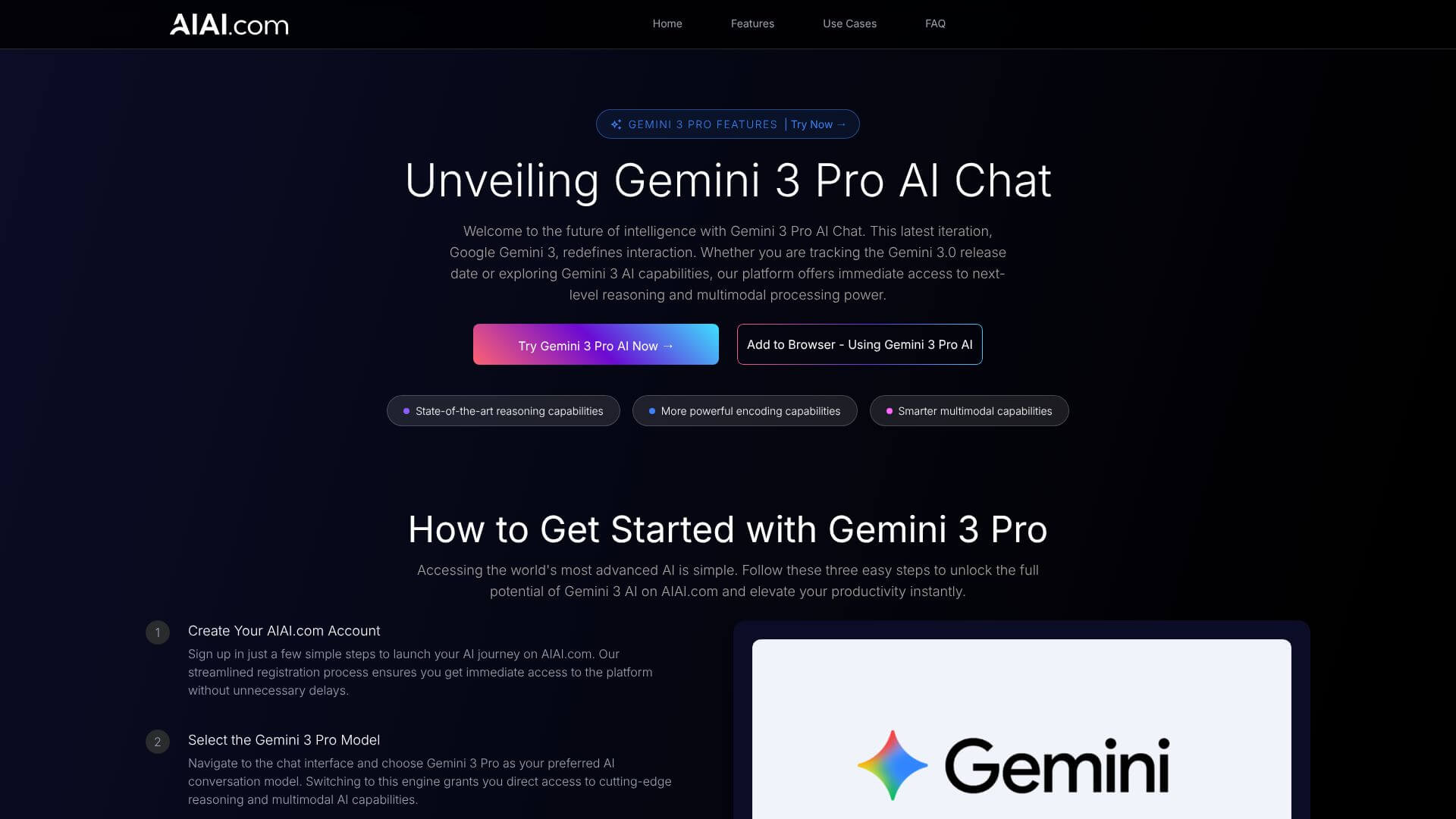 Gemini 3 by AIAI screenshot
