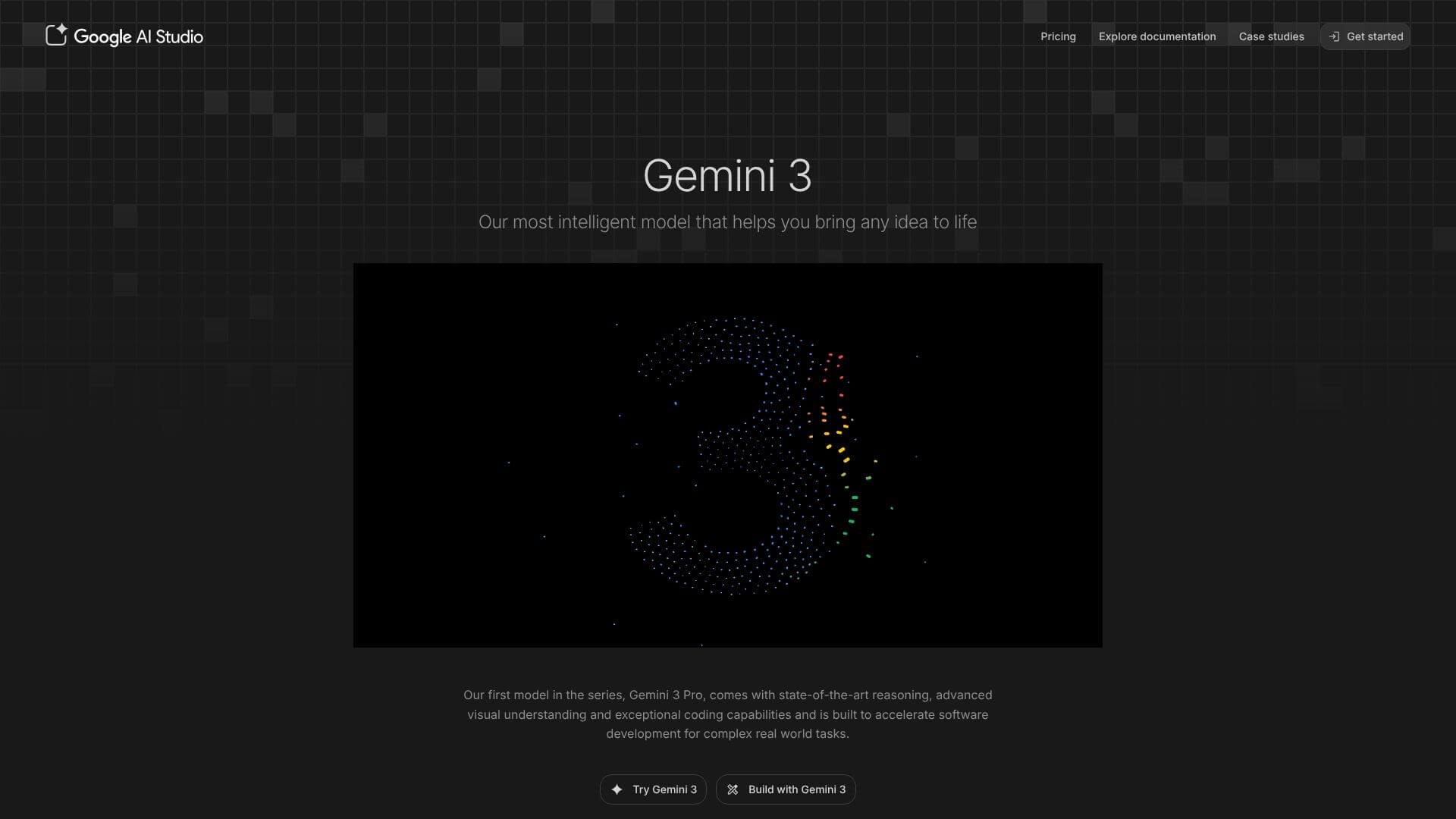 Gemini 3 by Google screenshot