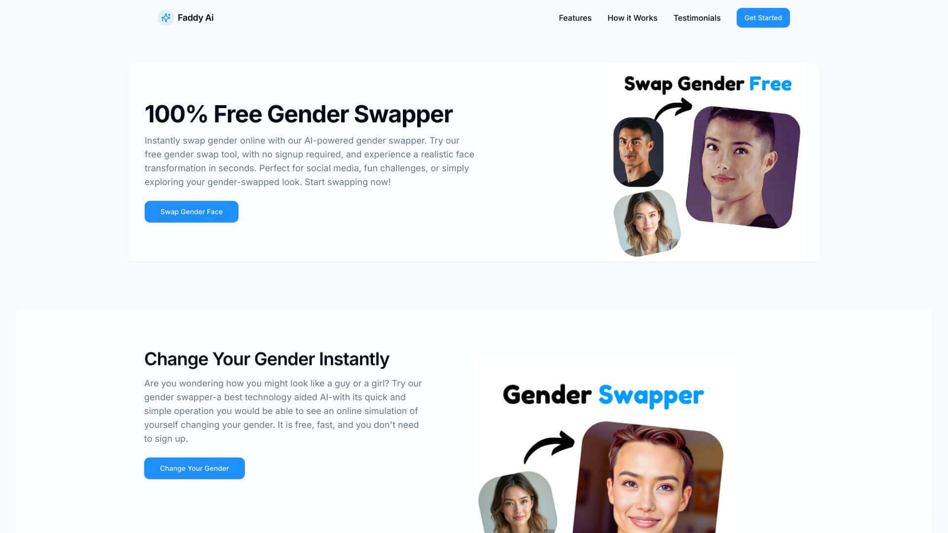 Gender Swapper screenshot