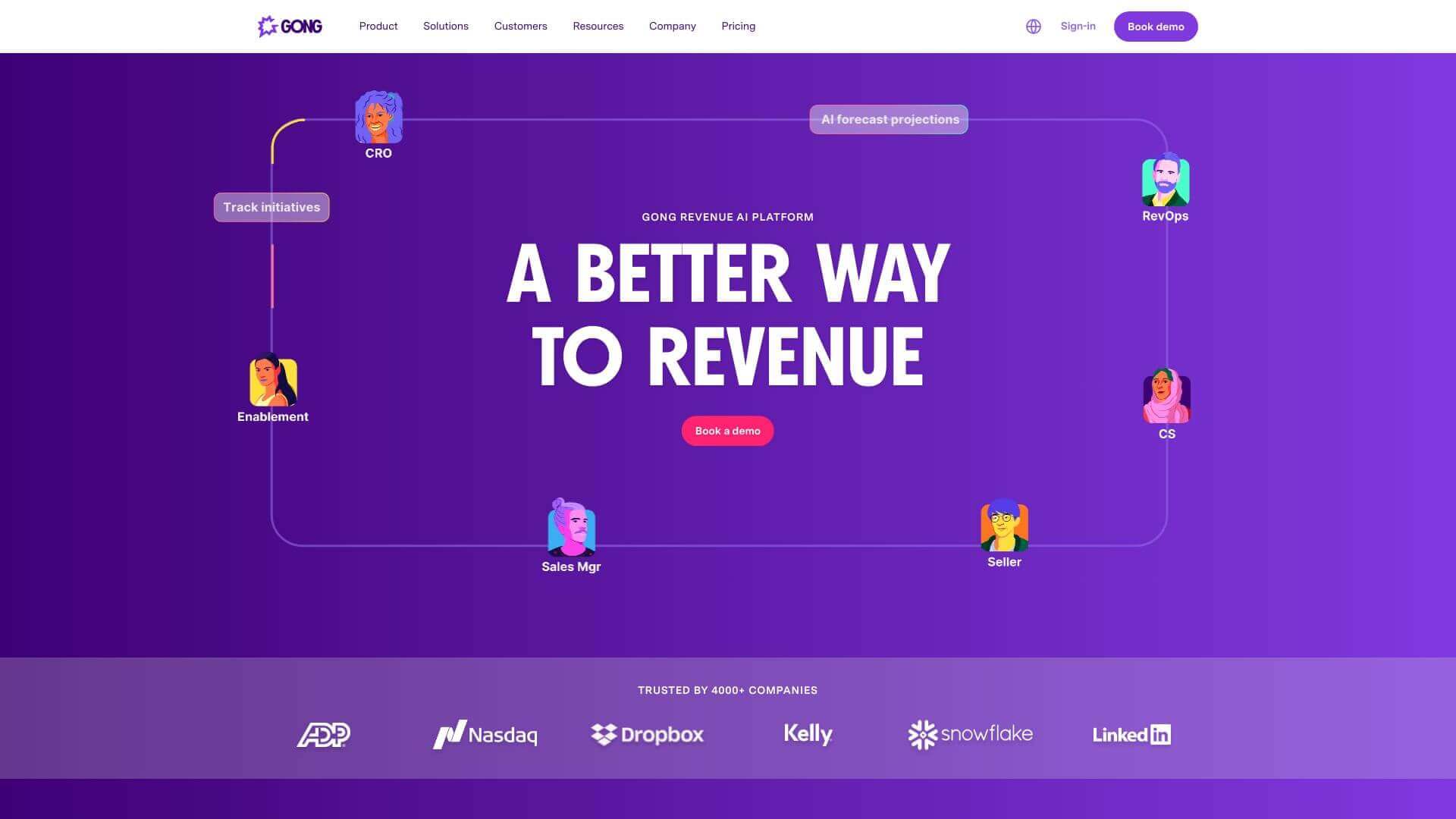 Gong.io screenshot