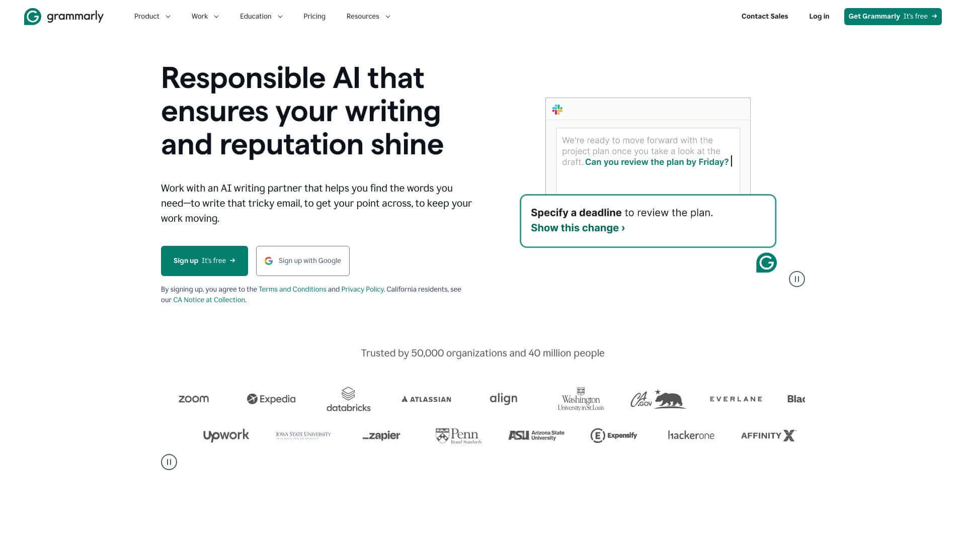 Grammarly screenshot