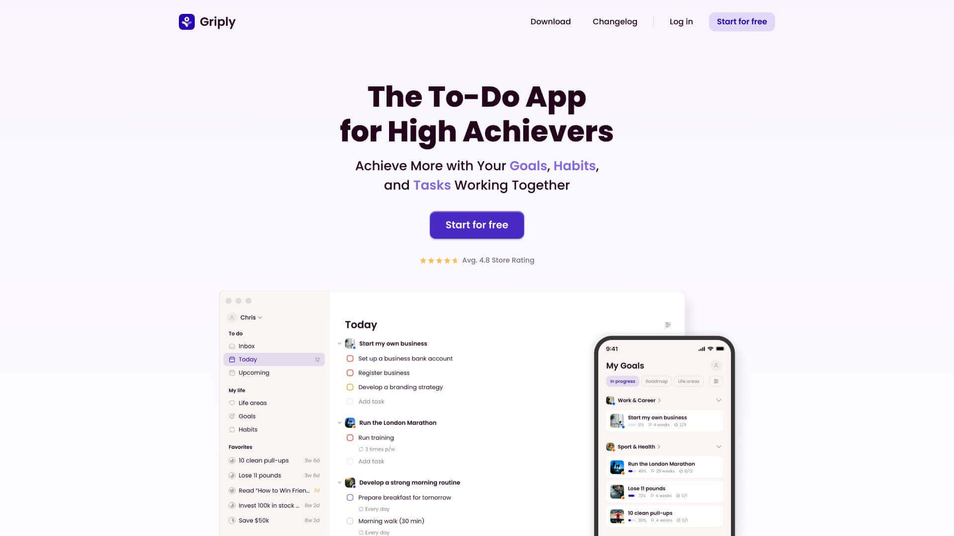 Griply screenshot