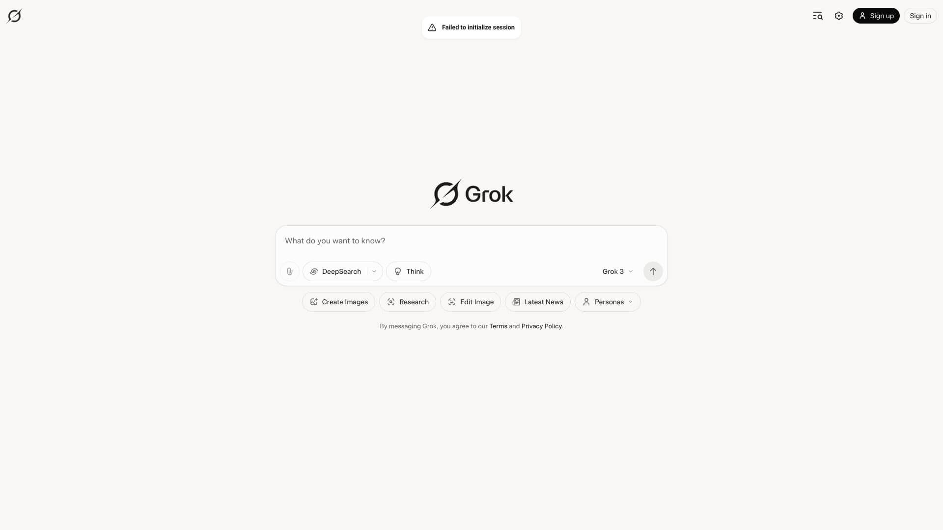 Grok 4 screenshot