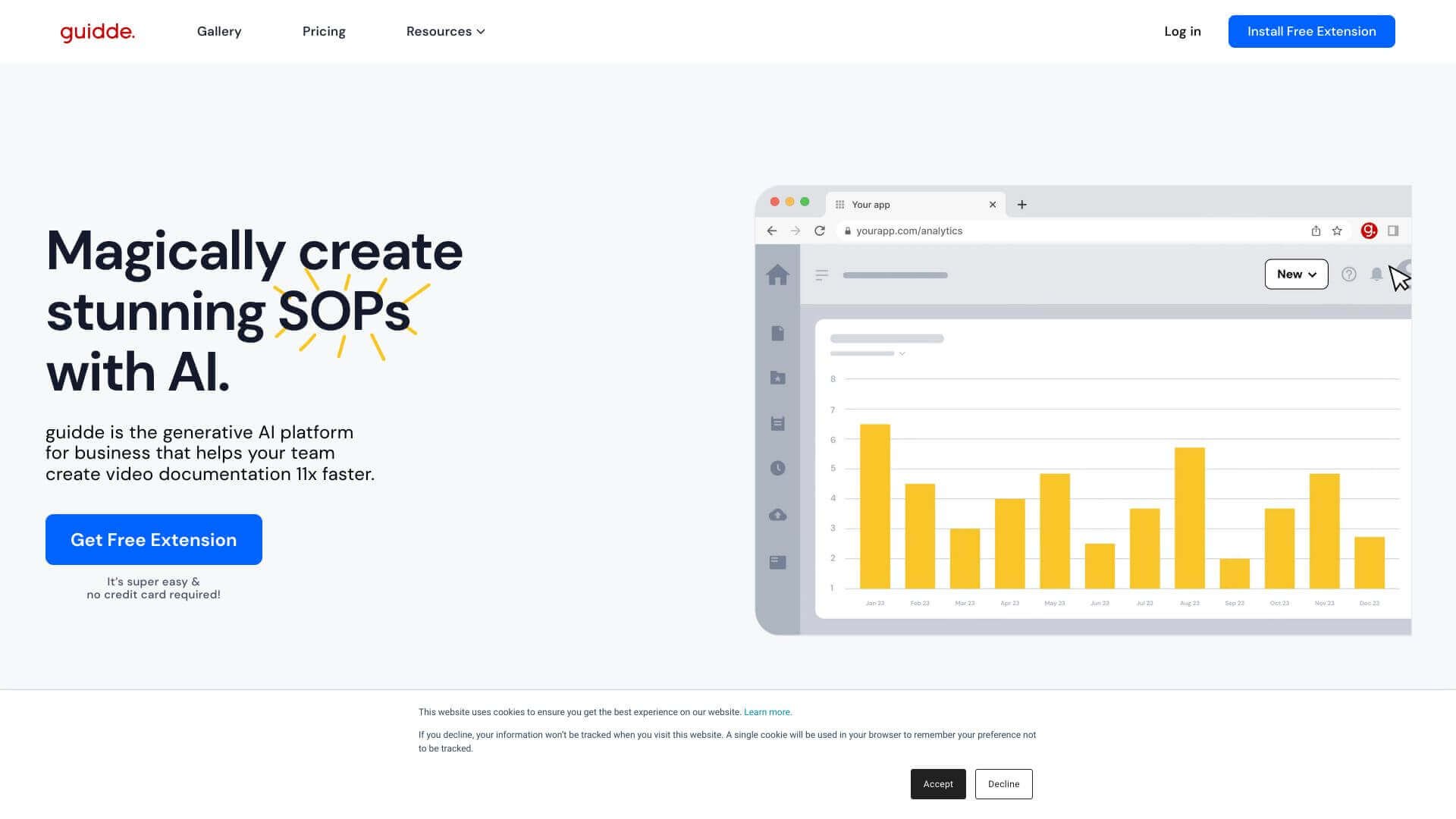 Guidde screenshot