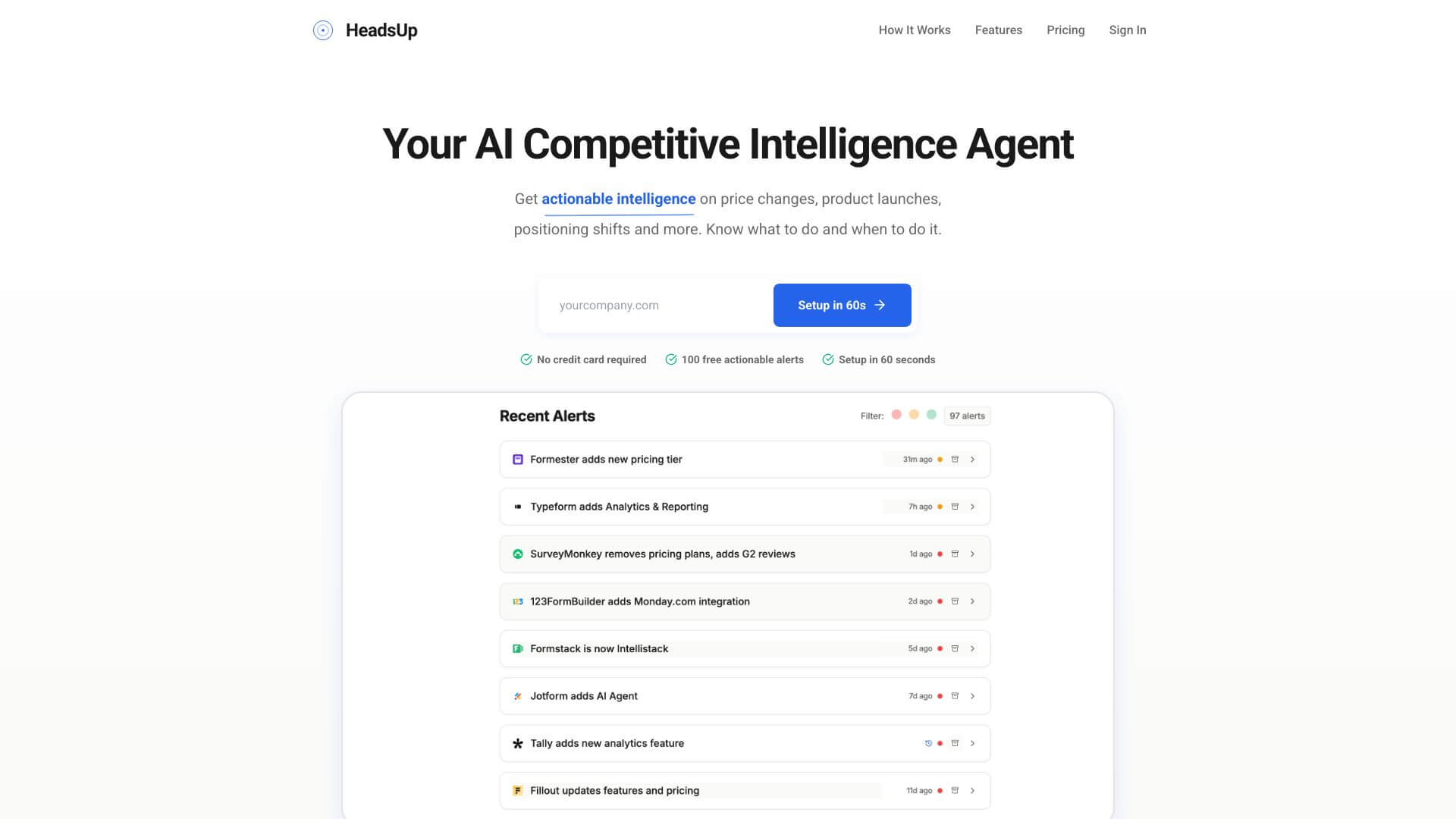 HeadsUp screenshot