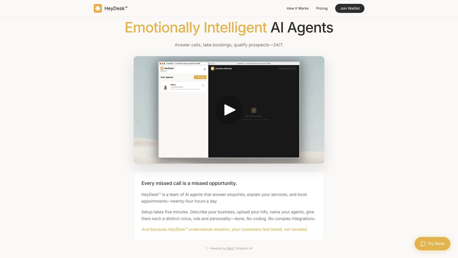 HeyDesk™ screenshot