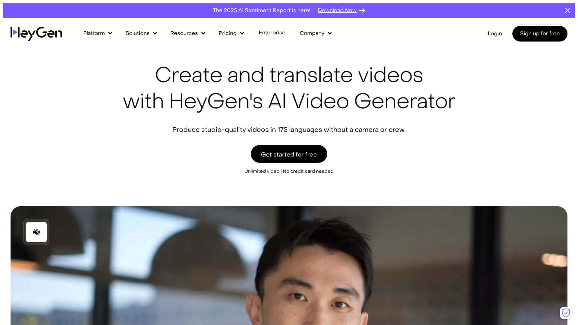 HeyGen AI screenshot