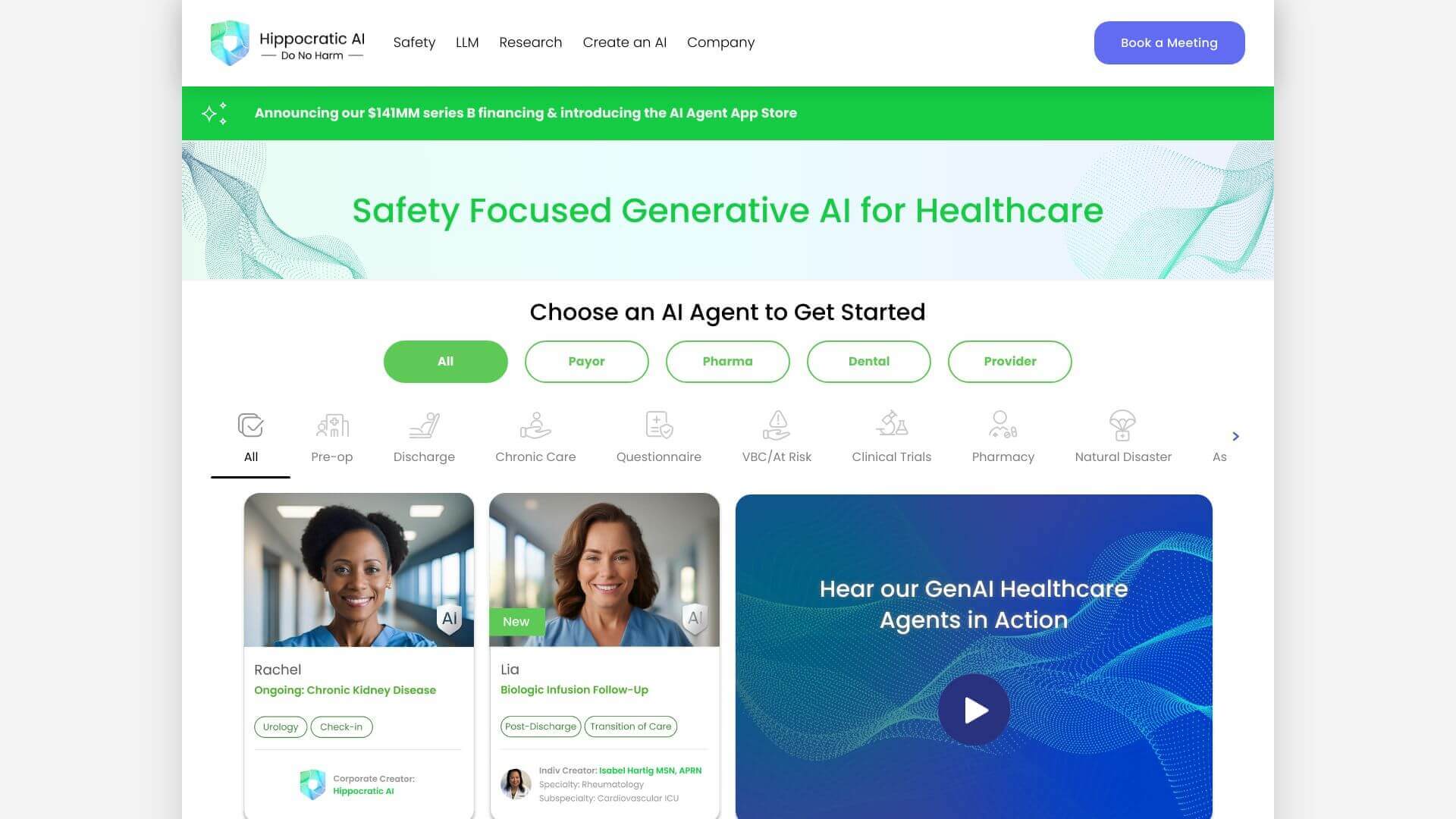 Hippocratic AI screenshot