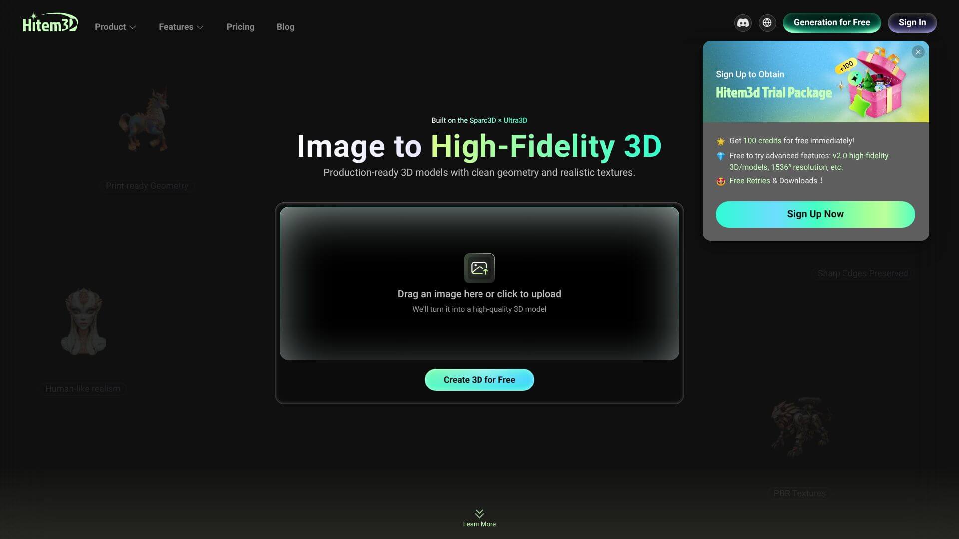 Hitem3D screenshot
