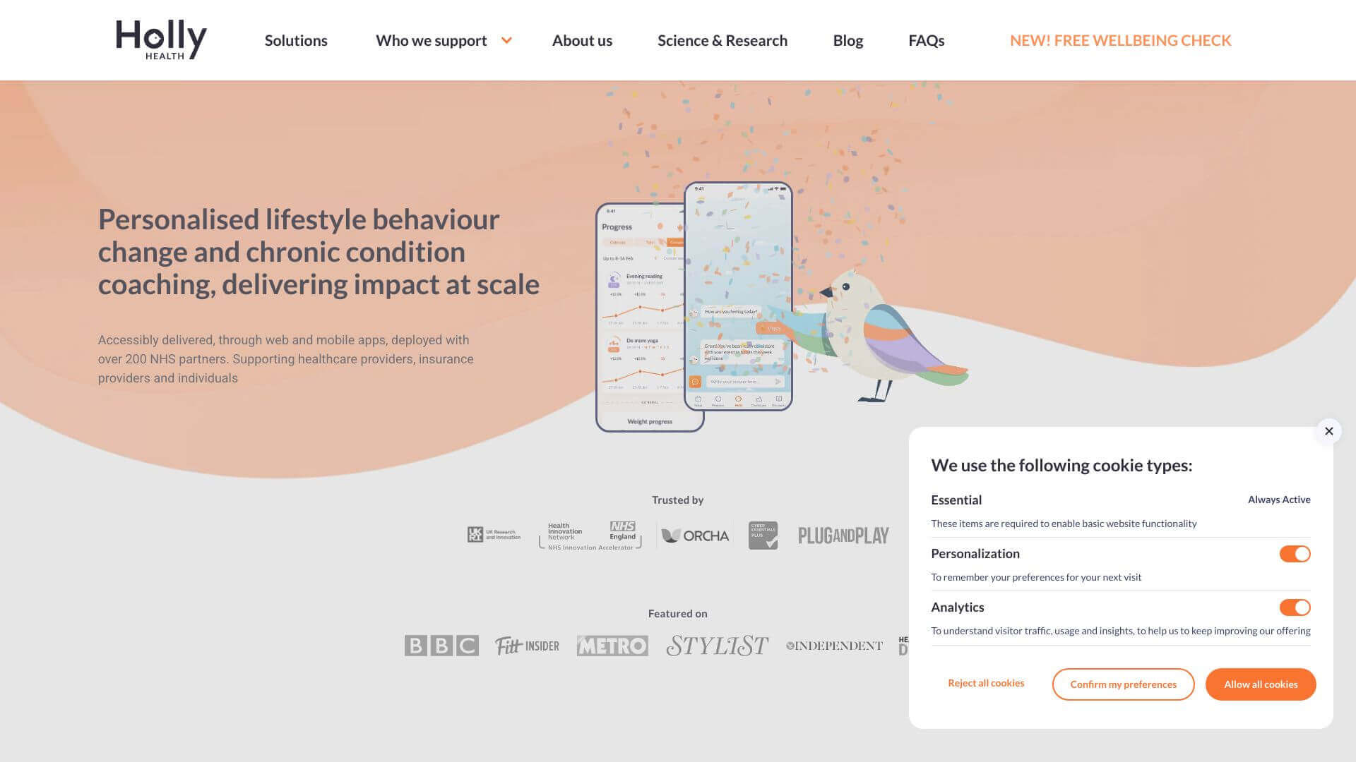 Holly Health screenshot