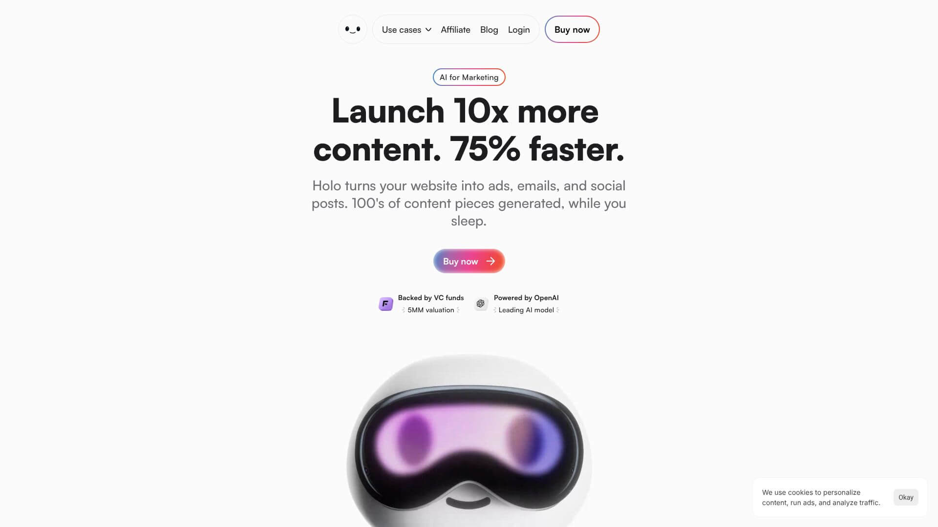 Holo screenshot