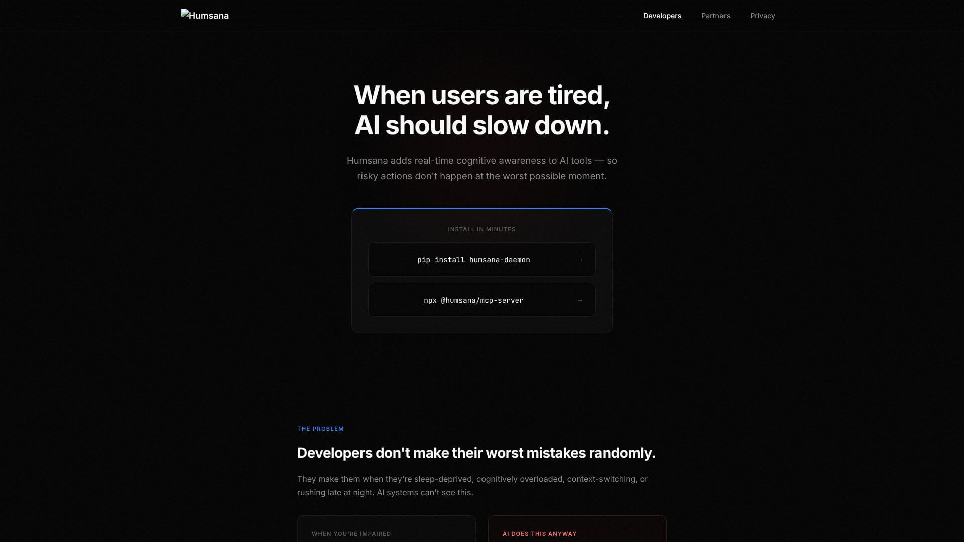 Humsana for Developers screenshot