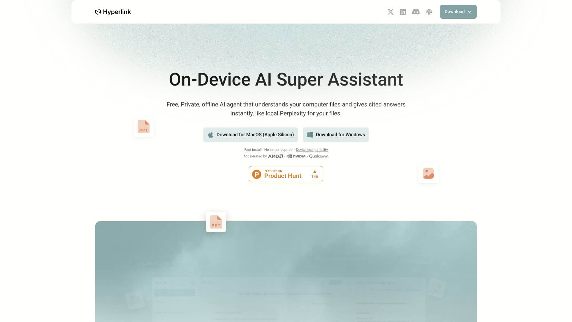 Hyperlink by Nexa AI screenshot