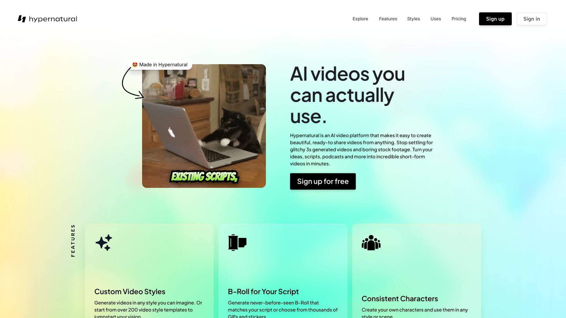 Hypernatural screenshot