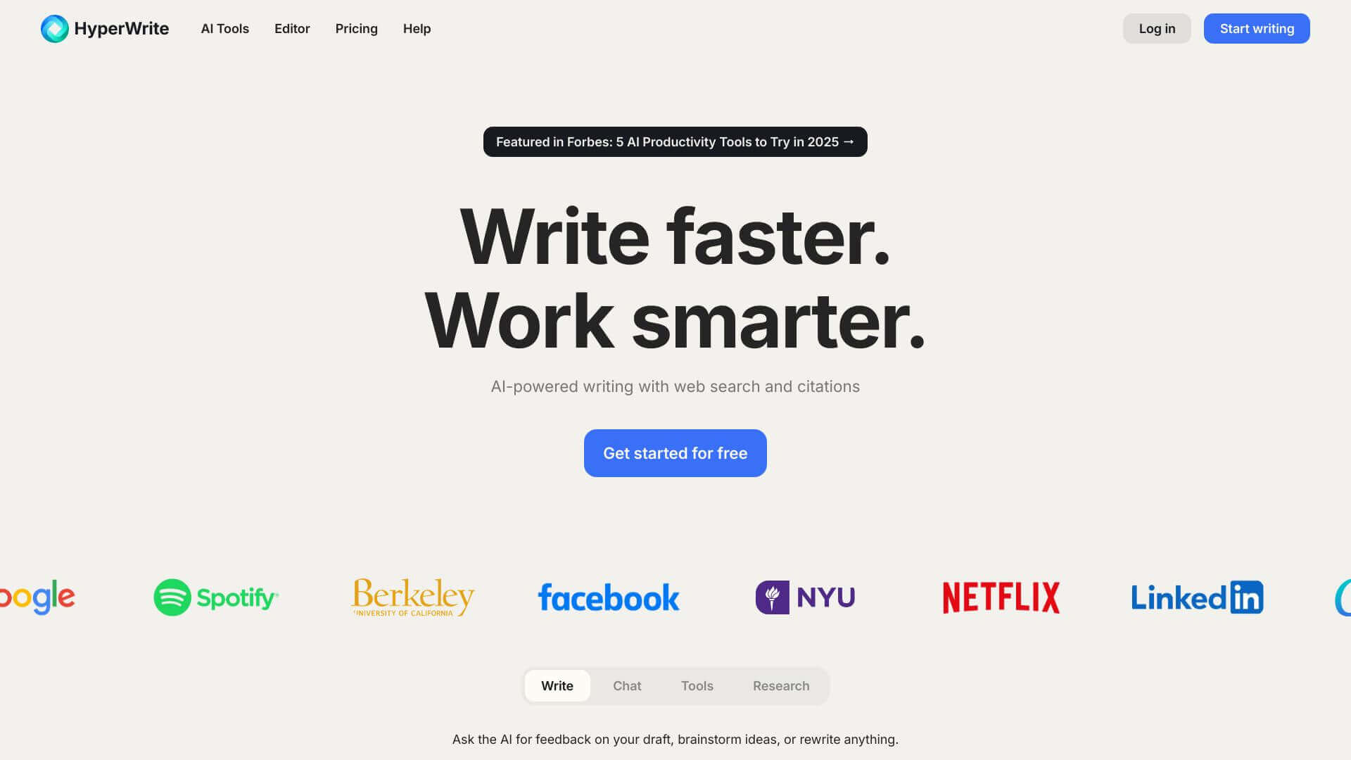 HyperWrite AI screenshot