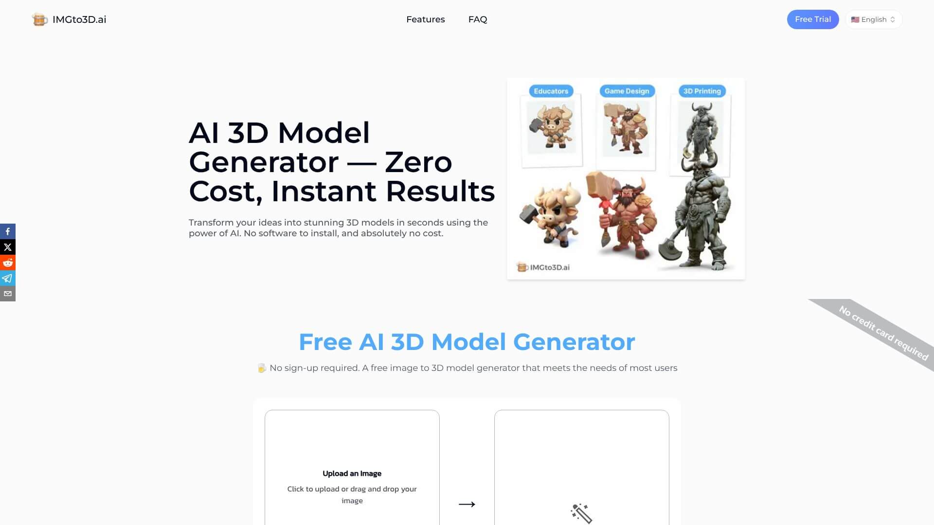 Image to 3D Model screenshot