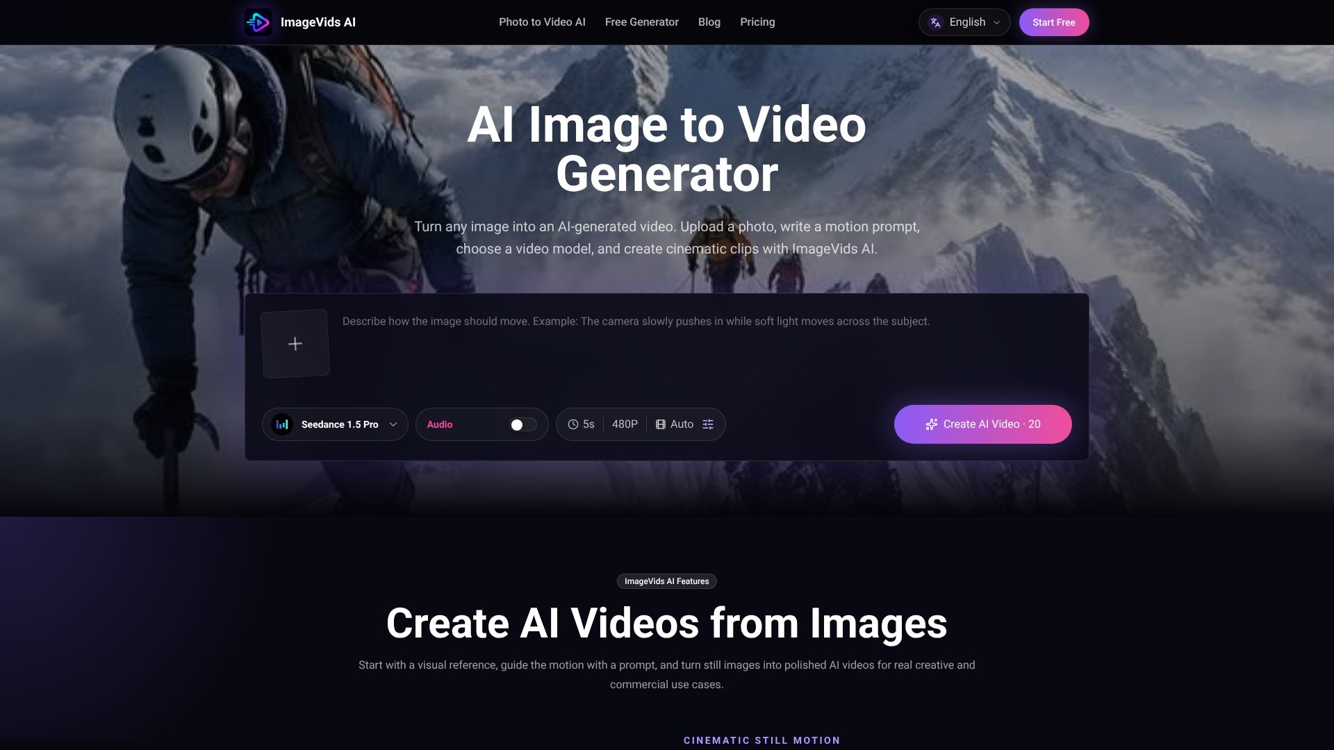 ImageVids AI screenshot