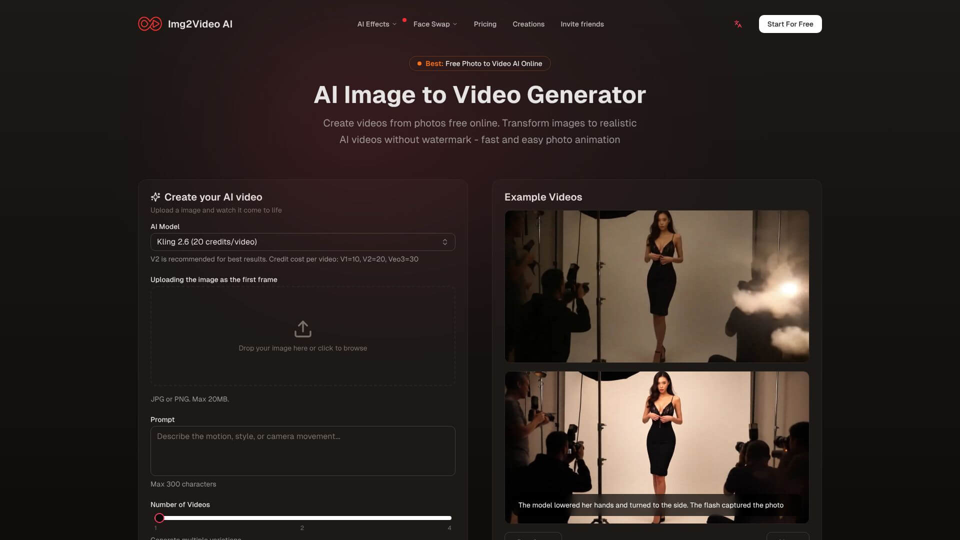 Img2Video AI screenshot