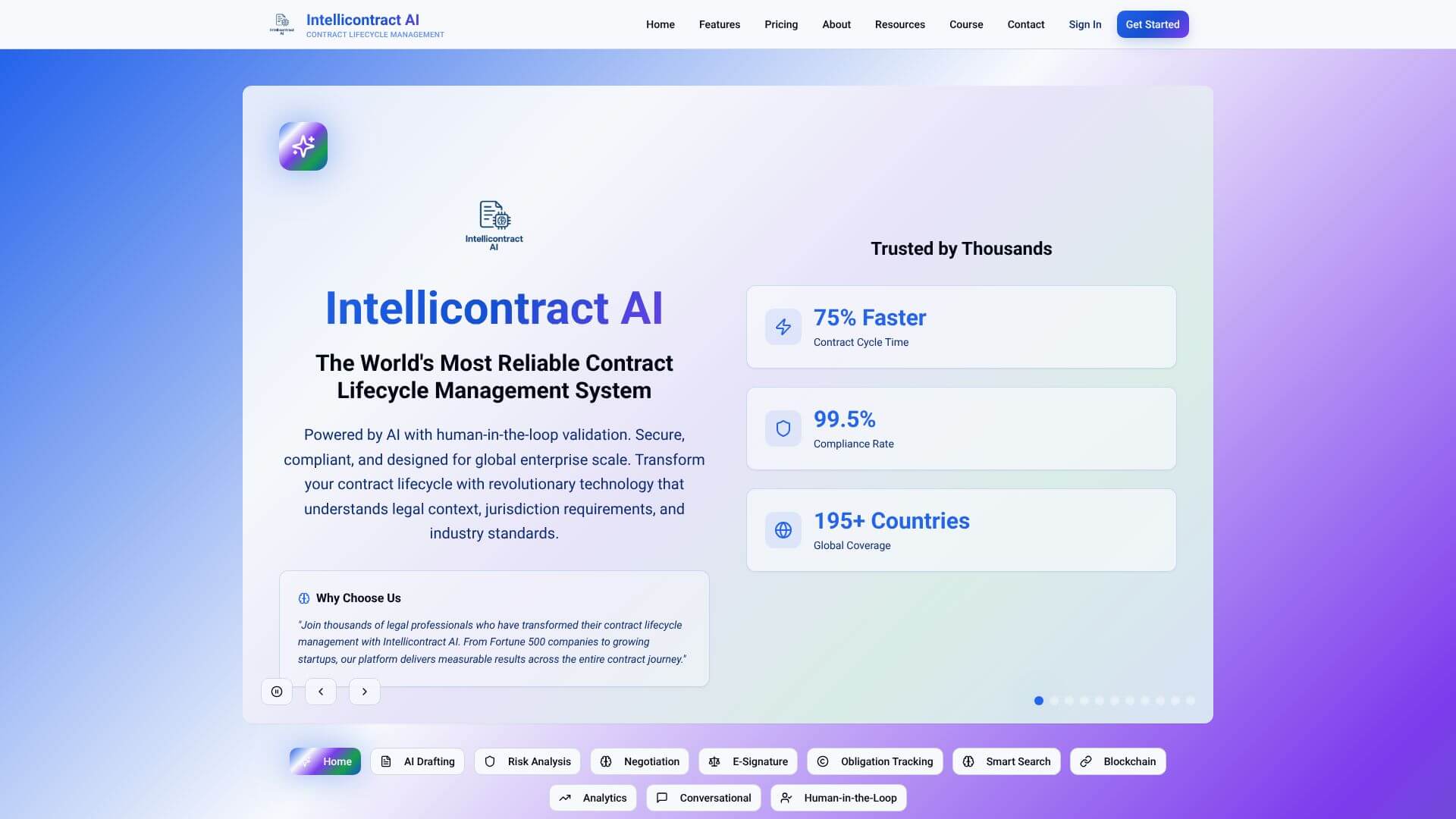 Intellicontract AI screenshot